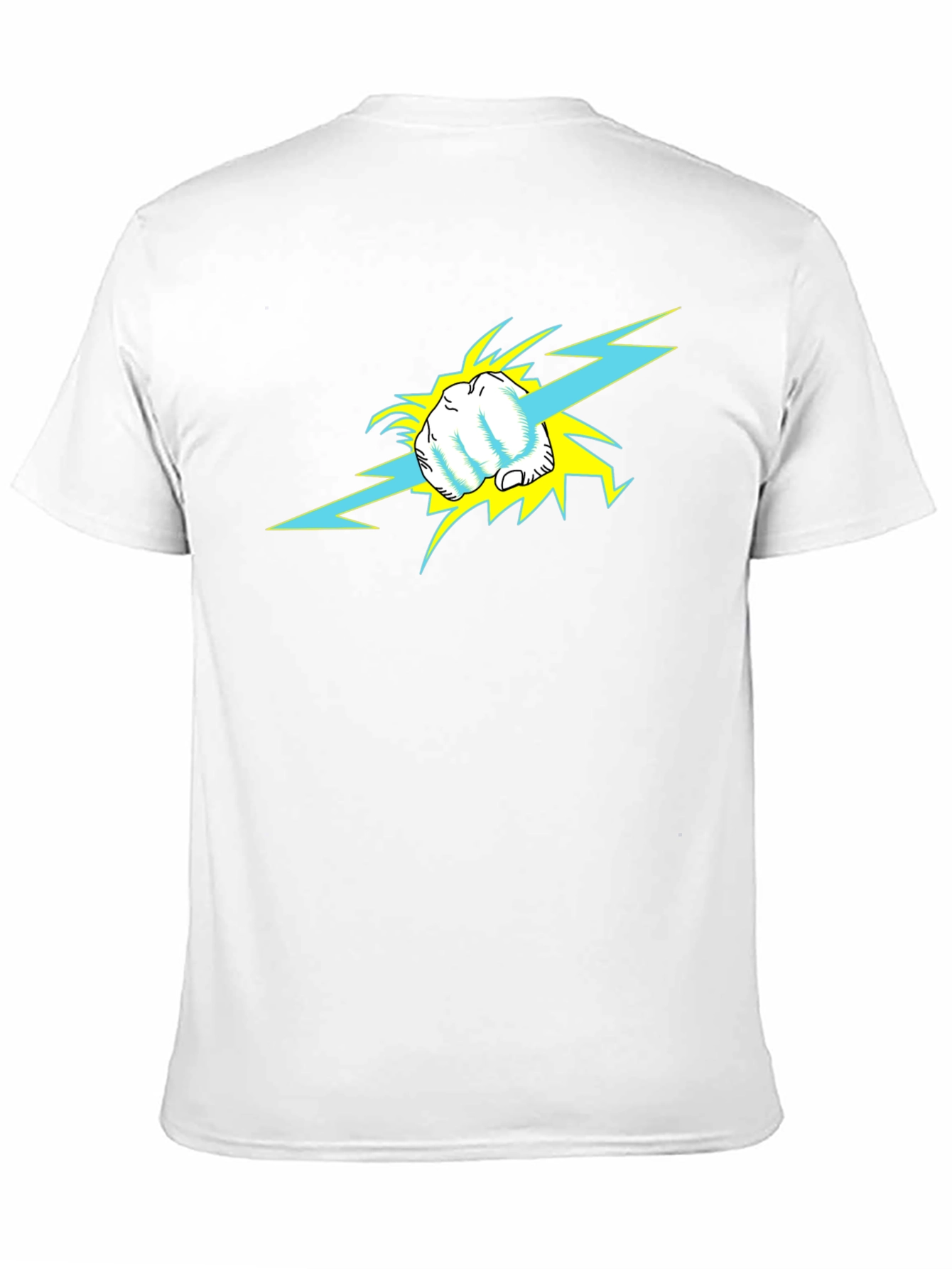 Electric Punch Graphic Tee - Bold Style
