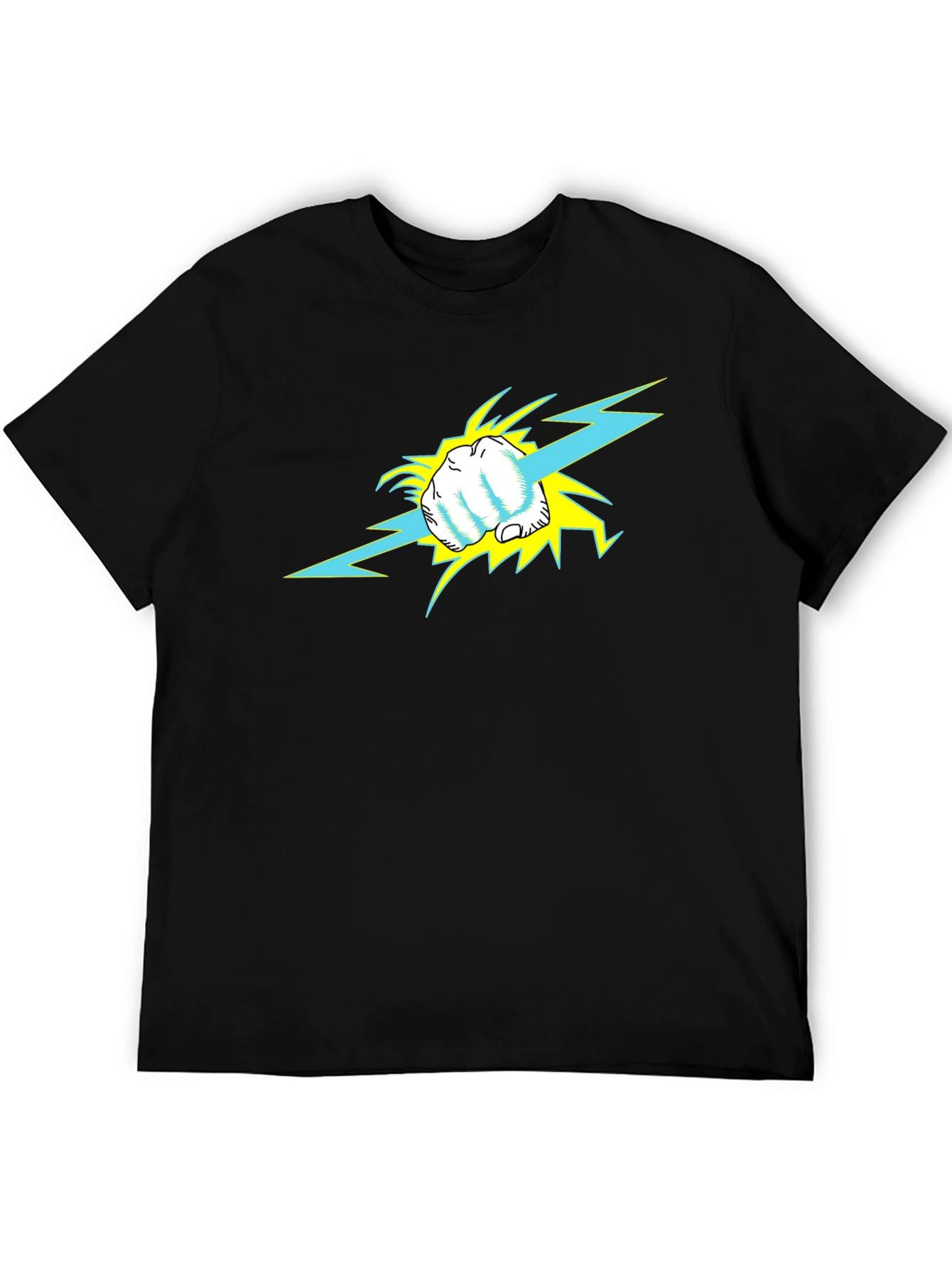 Electric Punch Graphic Tee - Bold Style