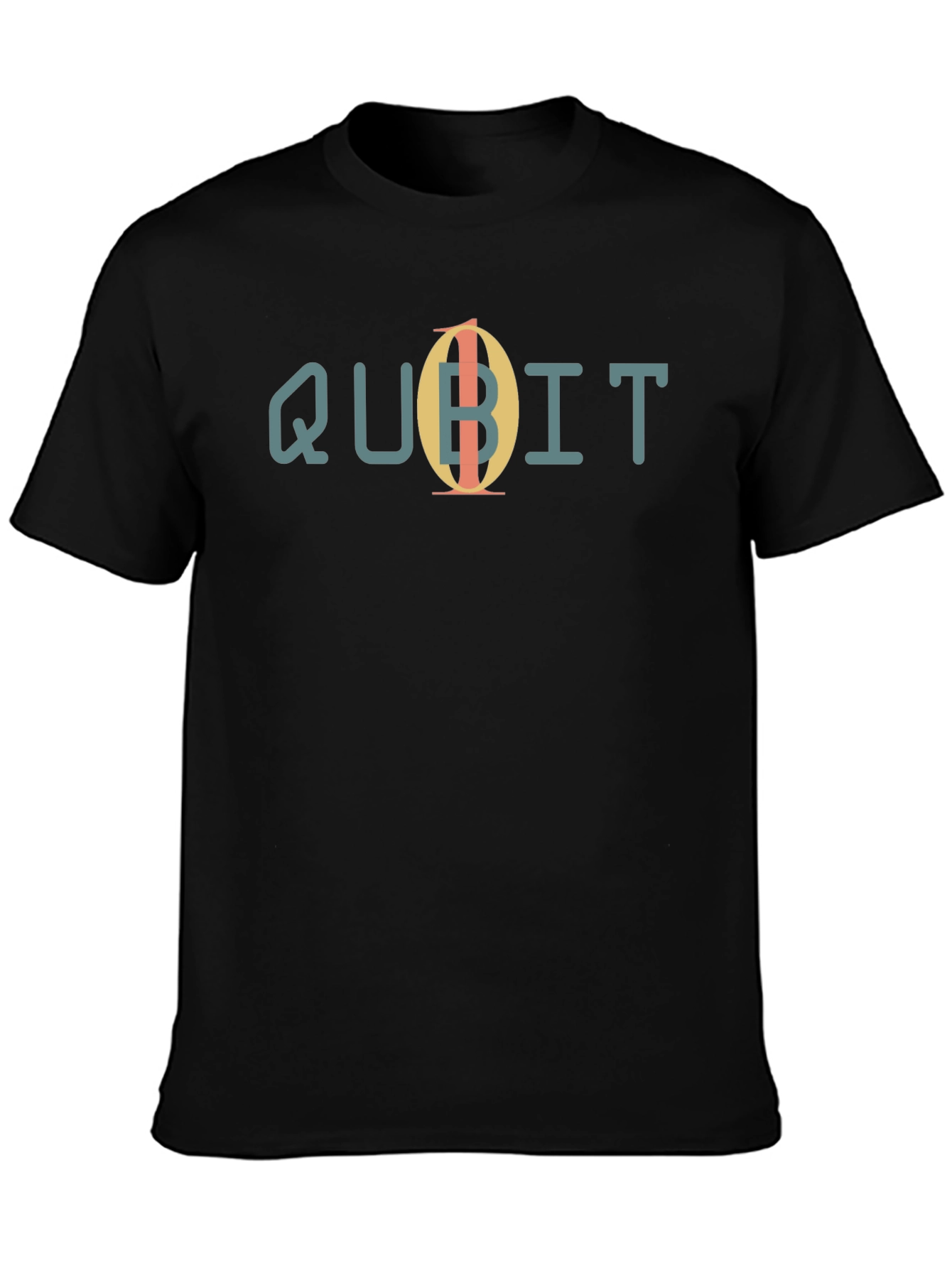 Qubit Design Black T-Shirt