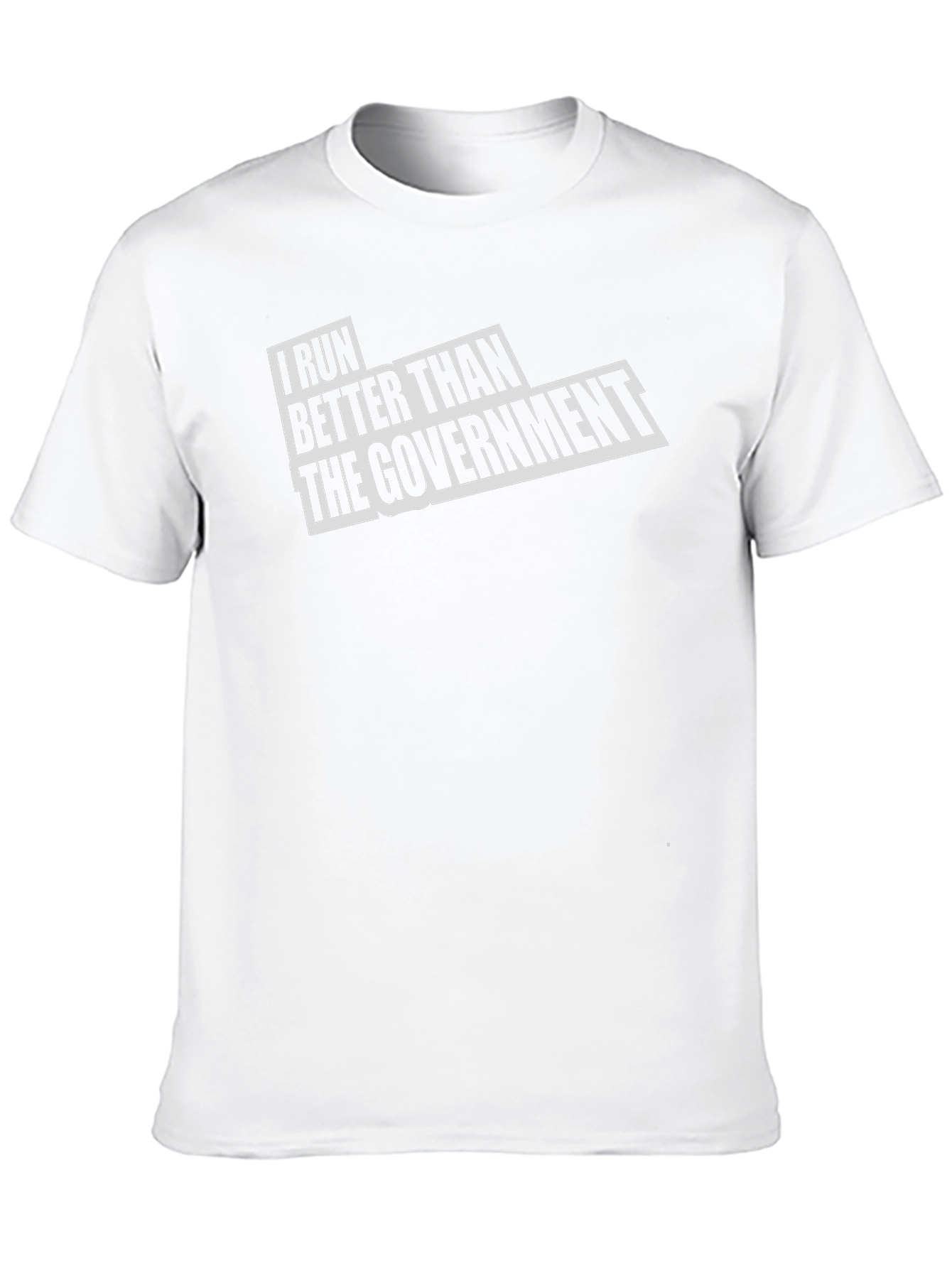 I Run Better Than The Government Graphic Tee
