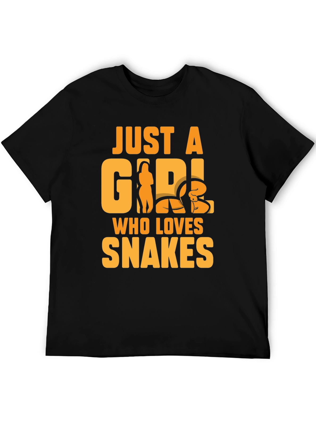 Just a Girl Who Loves Snakes Graphic T-Shirt