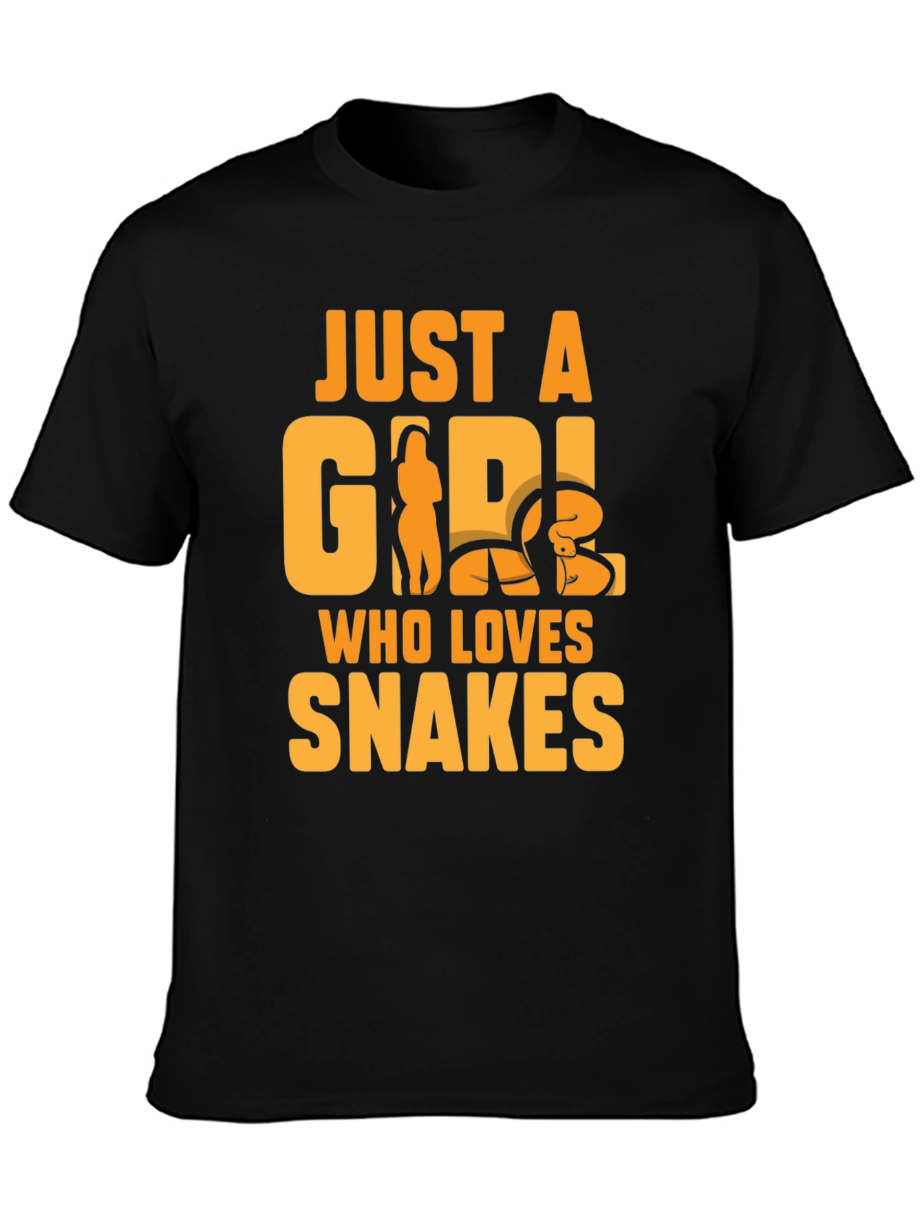 Just a Girl Who Loves Snakes Graphic T-Shirt