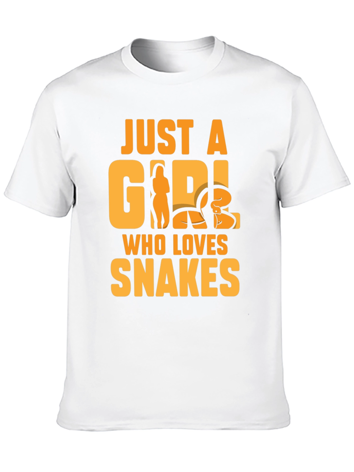 Just a Girl Who Loves Snakes Graphic T-Shirt