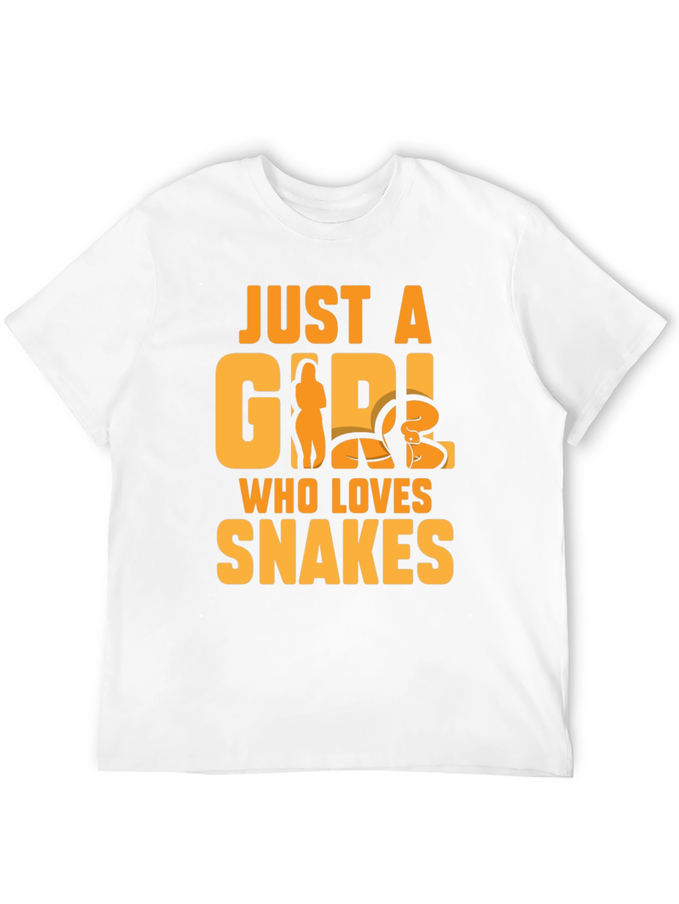 Just a Girl Who Loves Snakes Graphic T-Shirt
