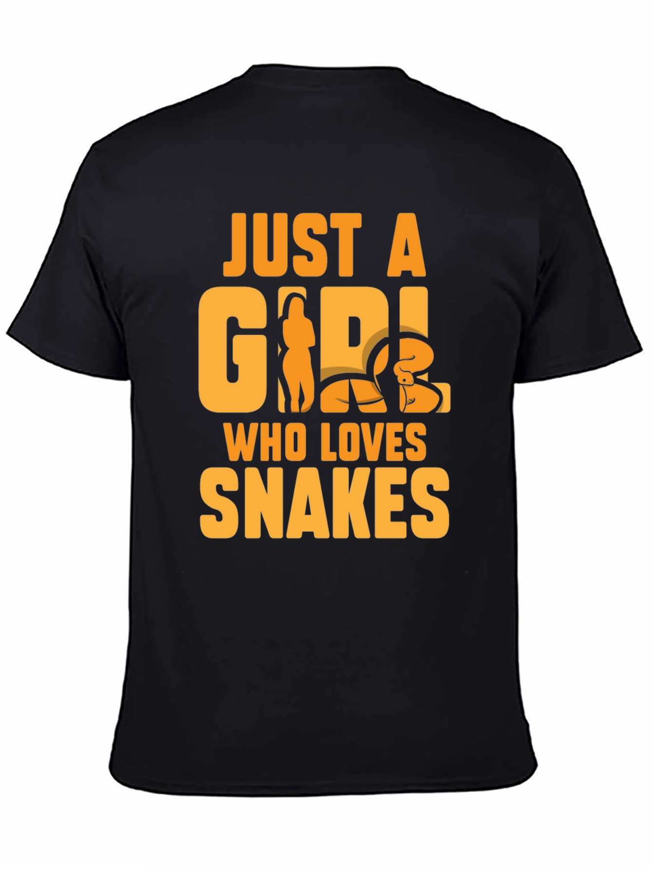 Just a Girl Who Loves Snakes Graphic T-Shirt