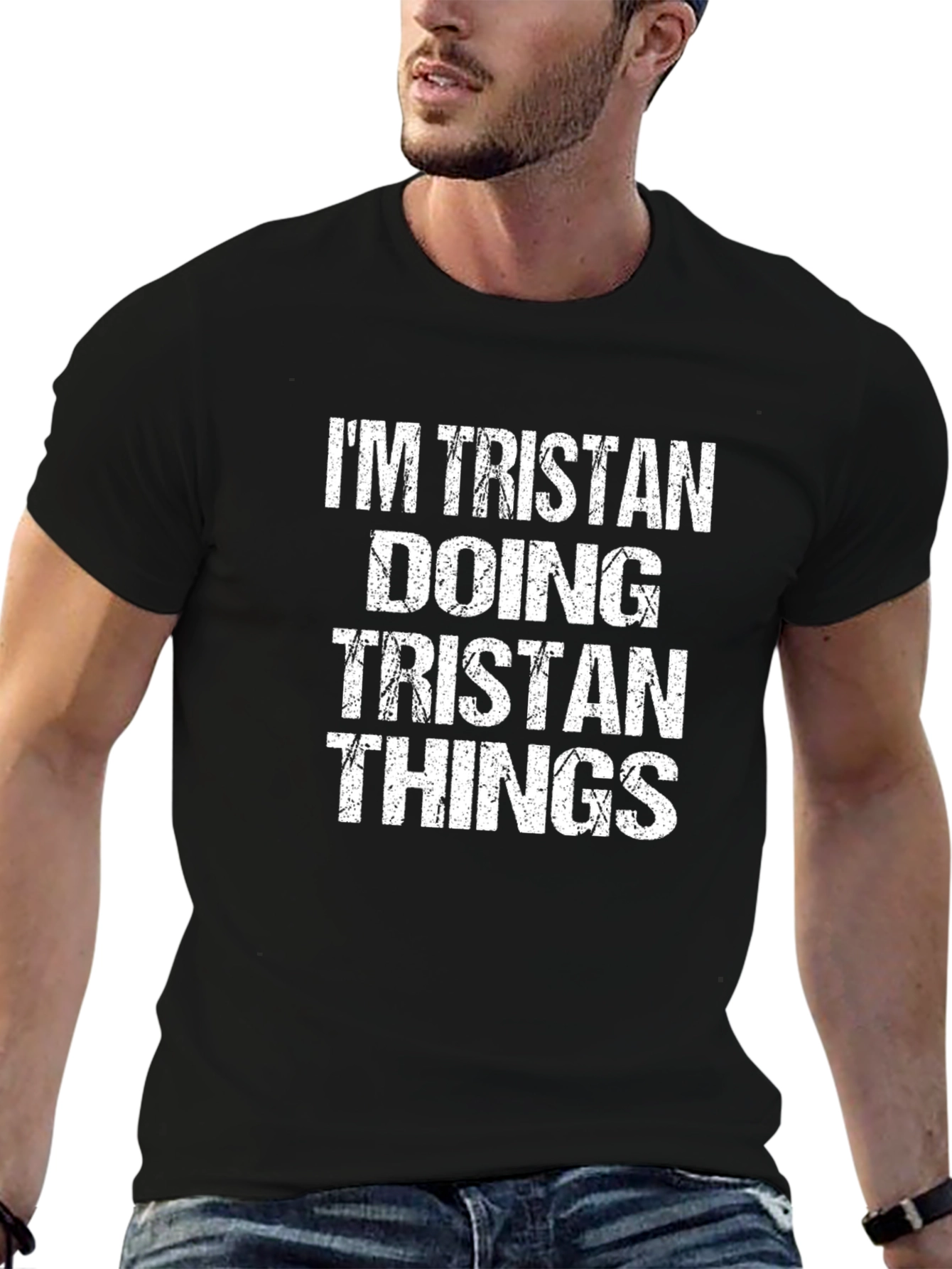 Im Tristan Doing Tristan Things Black T-Shirt