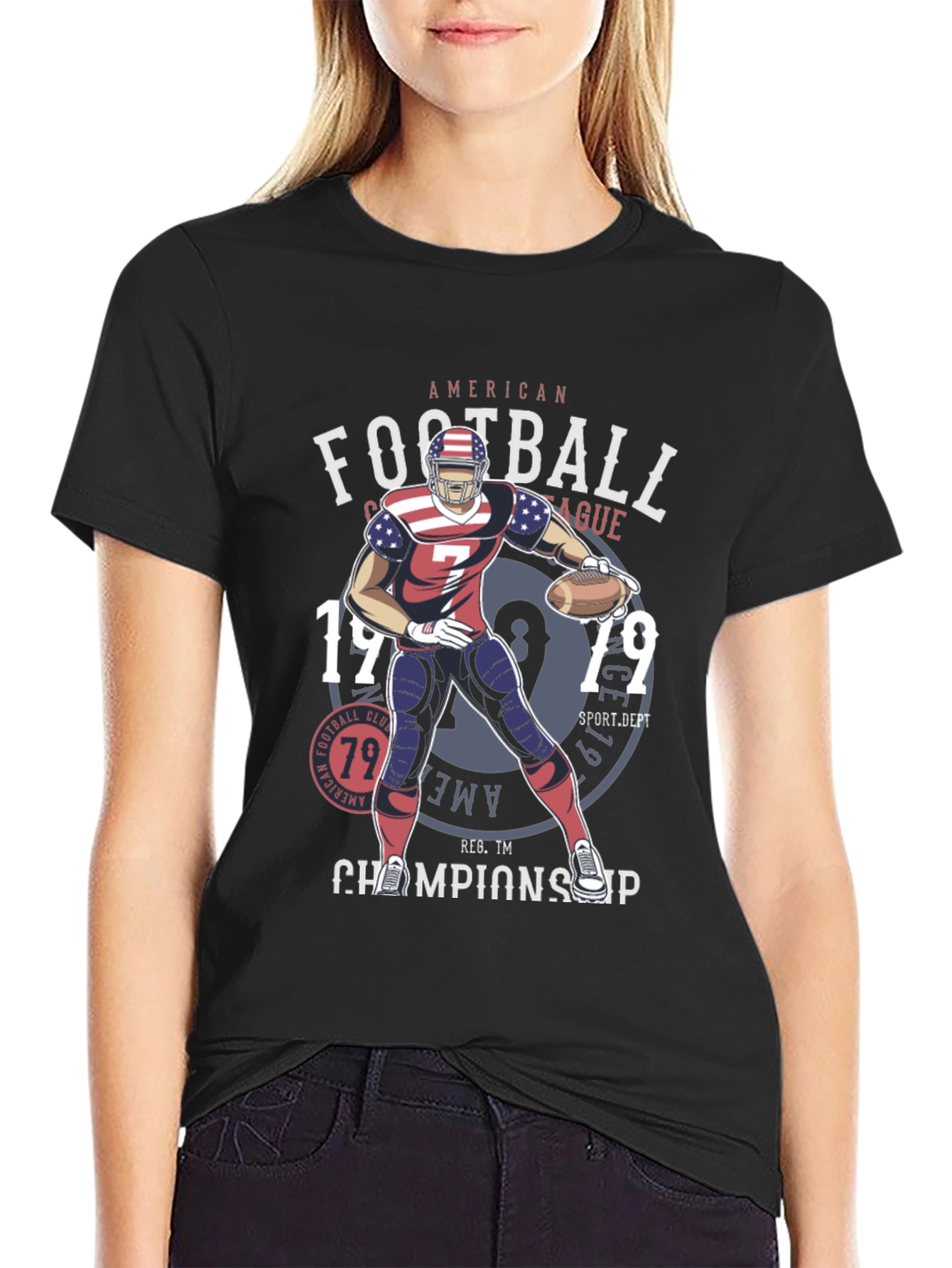 American Football Graphic T-Shirt