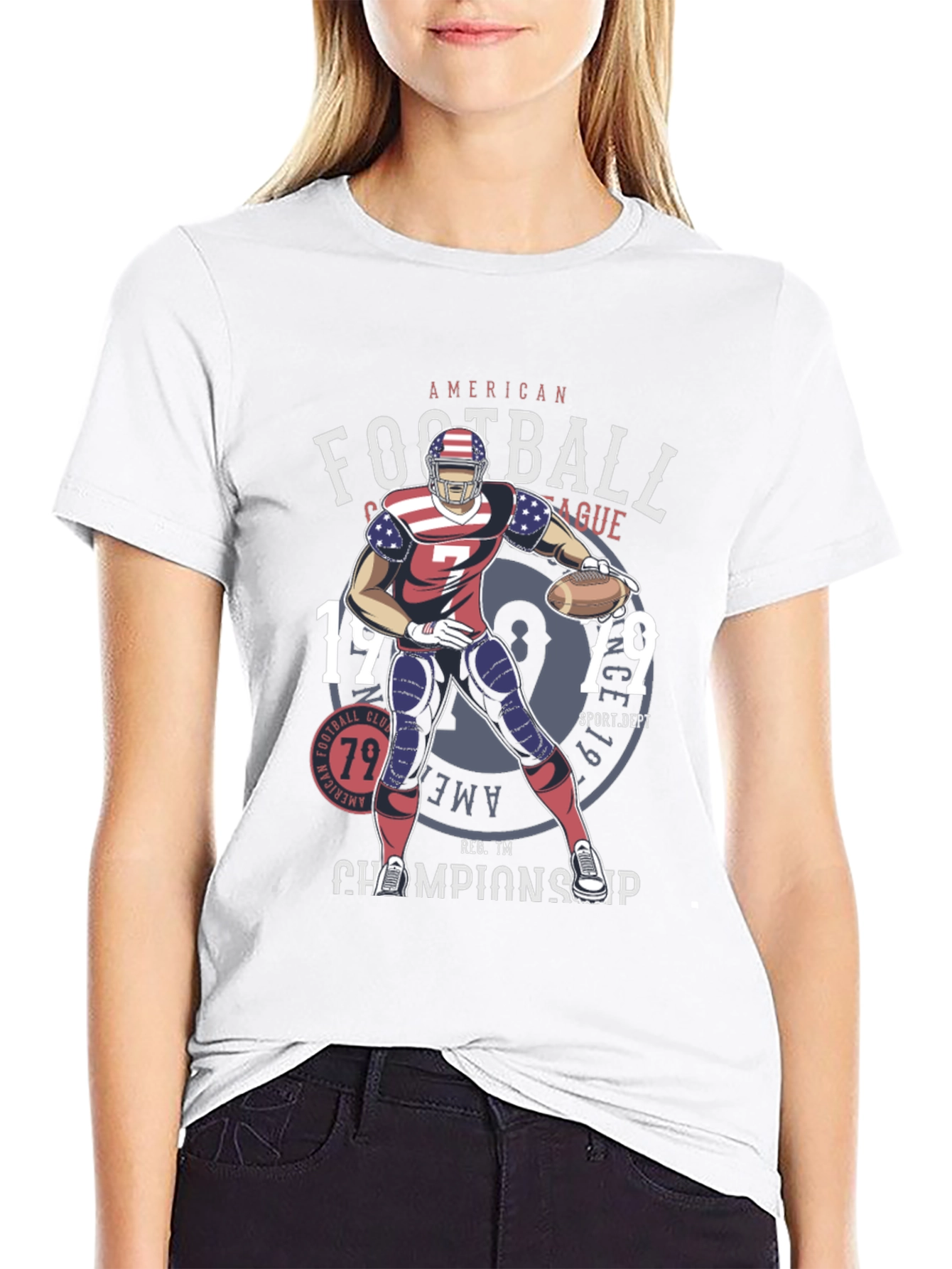 American Football Graphic T-Shirt