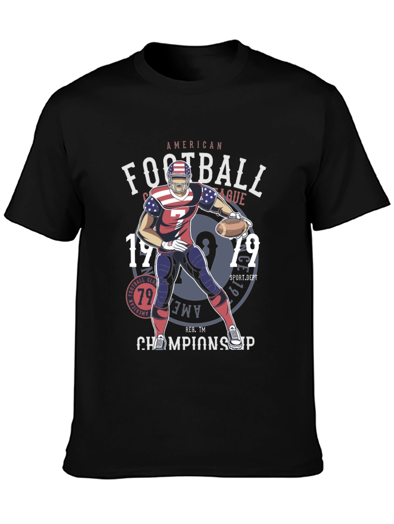 American Football Graphic T-Shirt