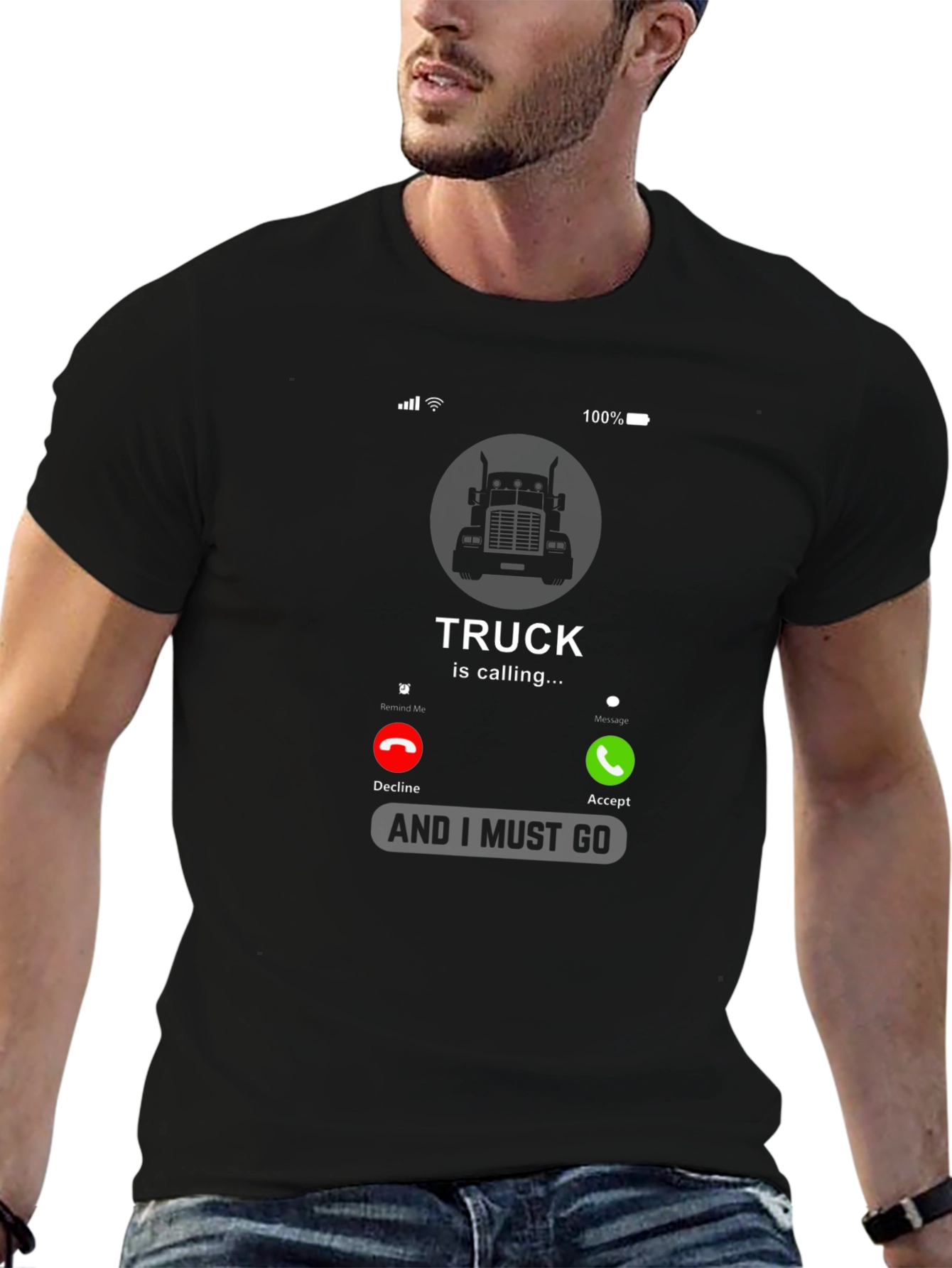Truck Is Calling T-Shirt - Driver Humor Tee