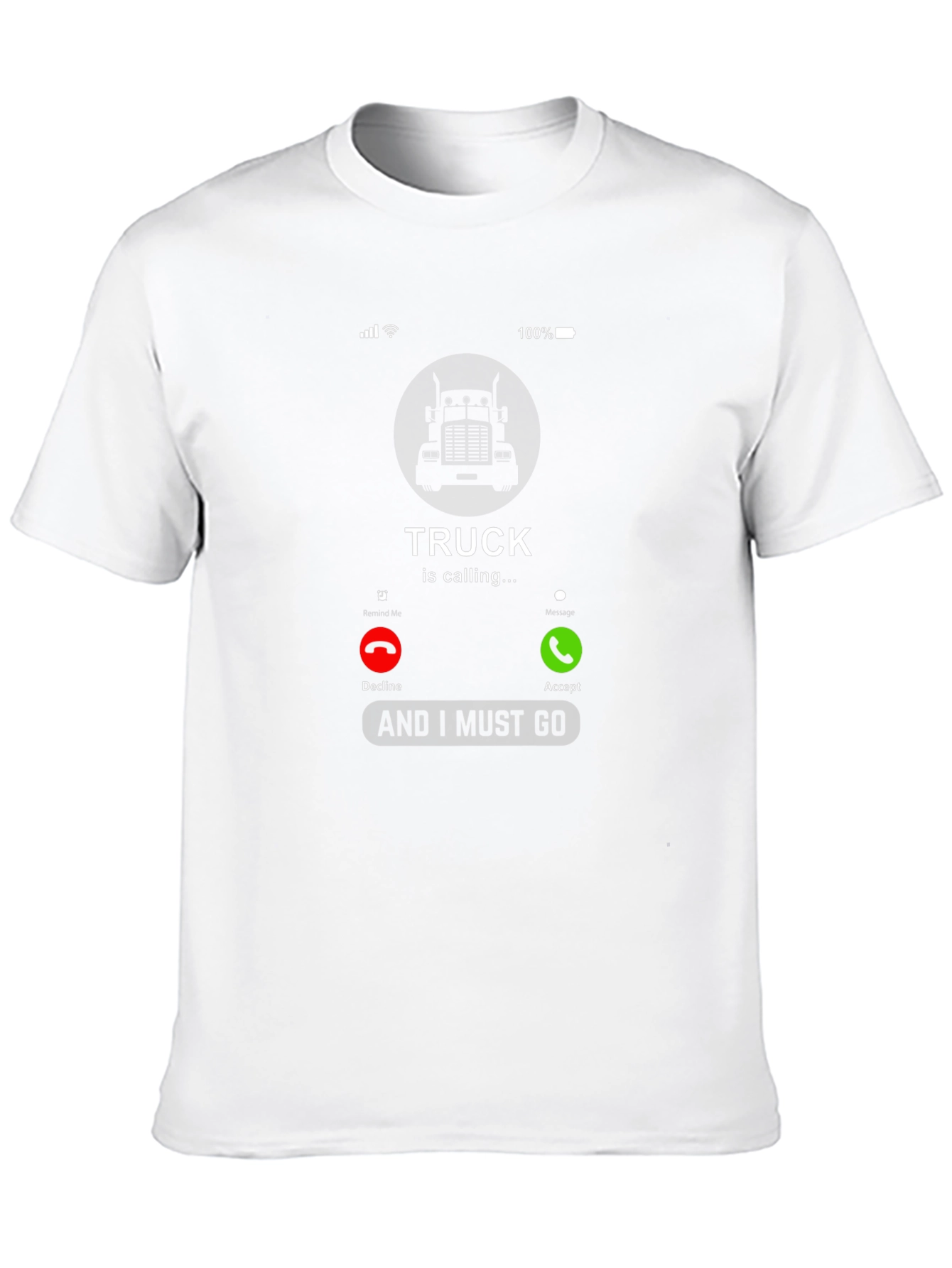 Truck Is Calling T-Shirt - Driver Humor Tee