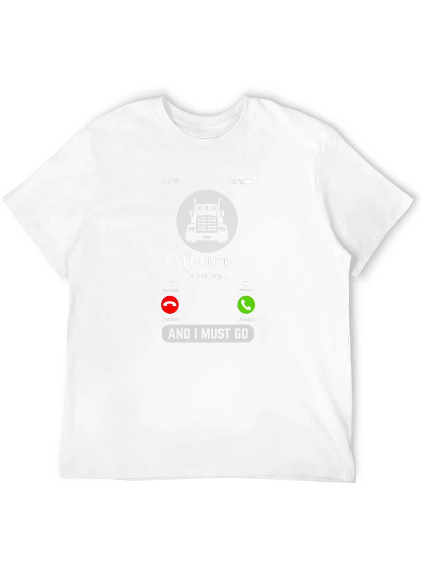 Truck Is Calling T-Shirt - Driver Humor Tee