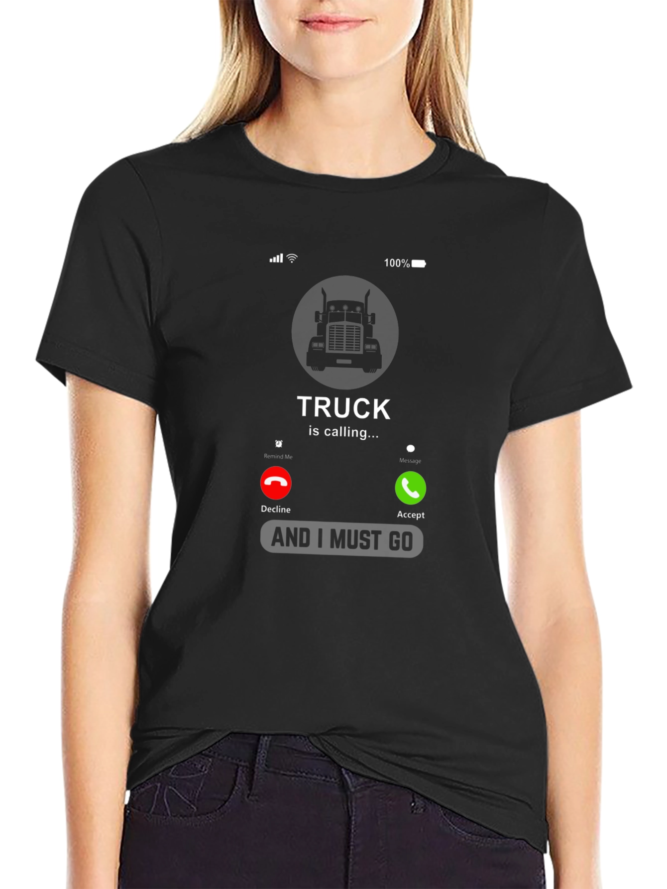 Truck Is Calling T-Shirt - Driver Humor Tee