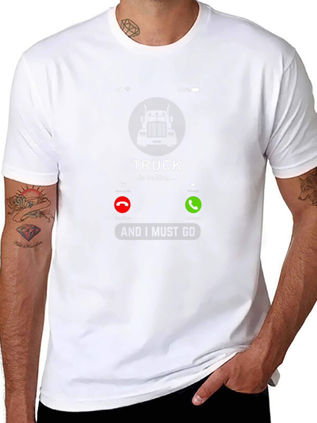 Truck Is Calling T-Shirt - Driver Humor Tee