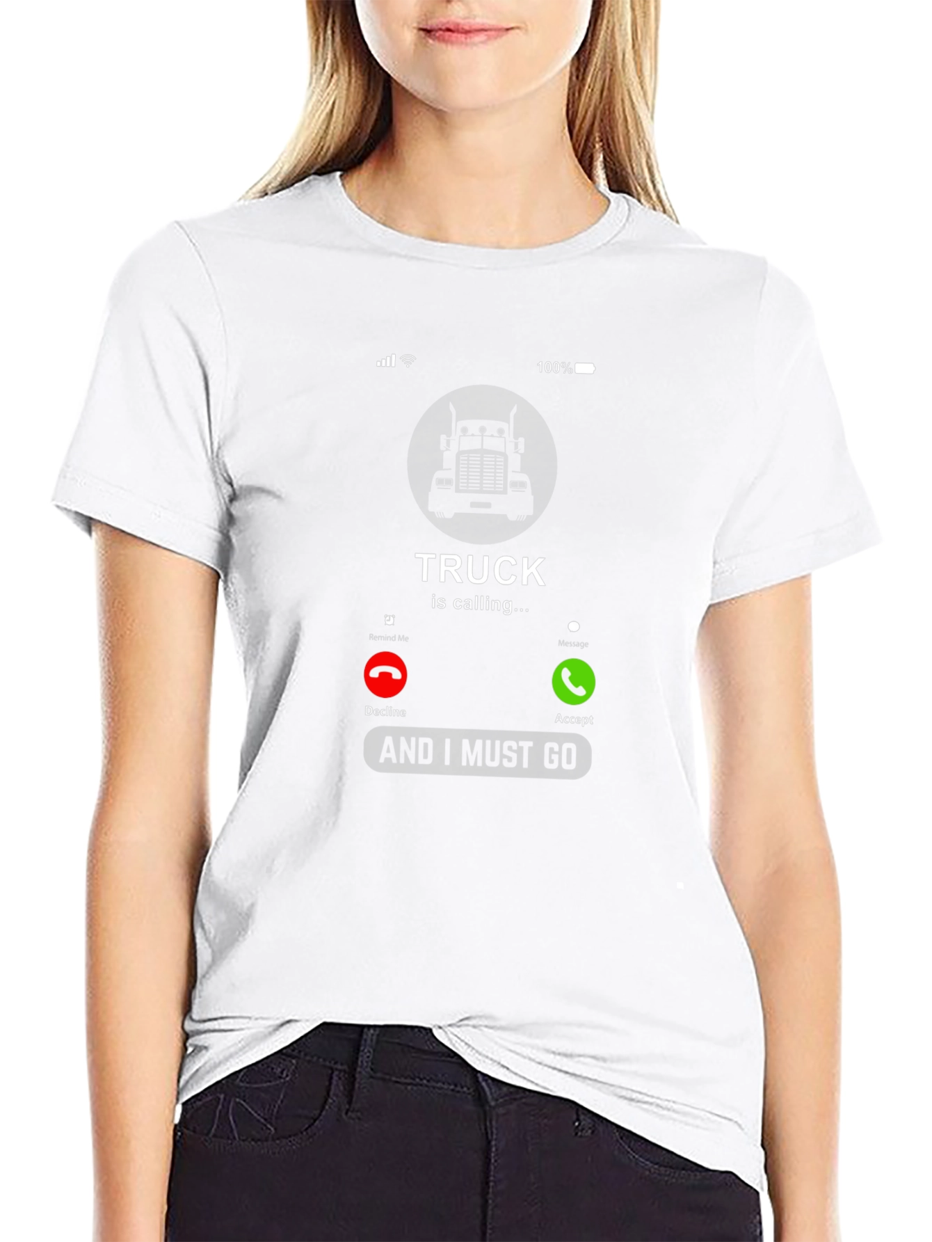 Truck Is Calling T-Shirt - Driver Humor Tee