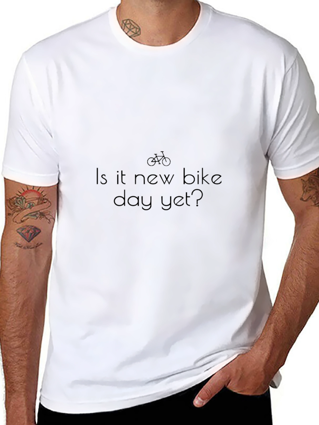 New Bike Day T-Shirt - Cyclist Tee