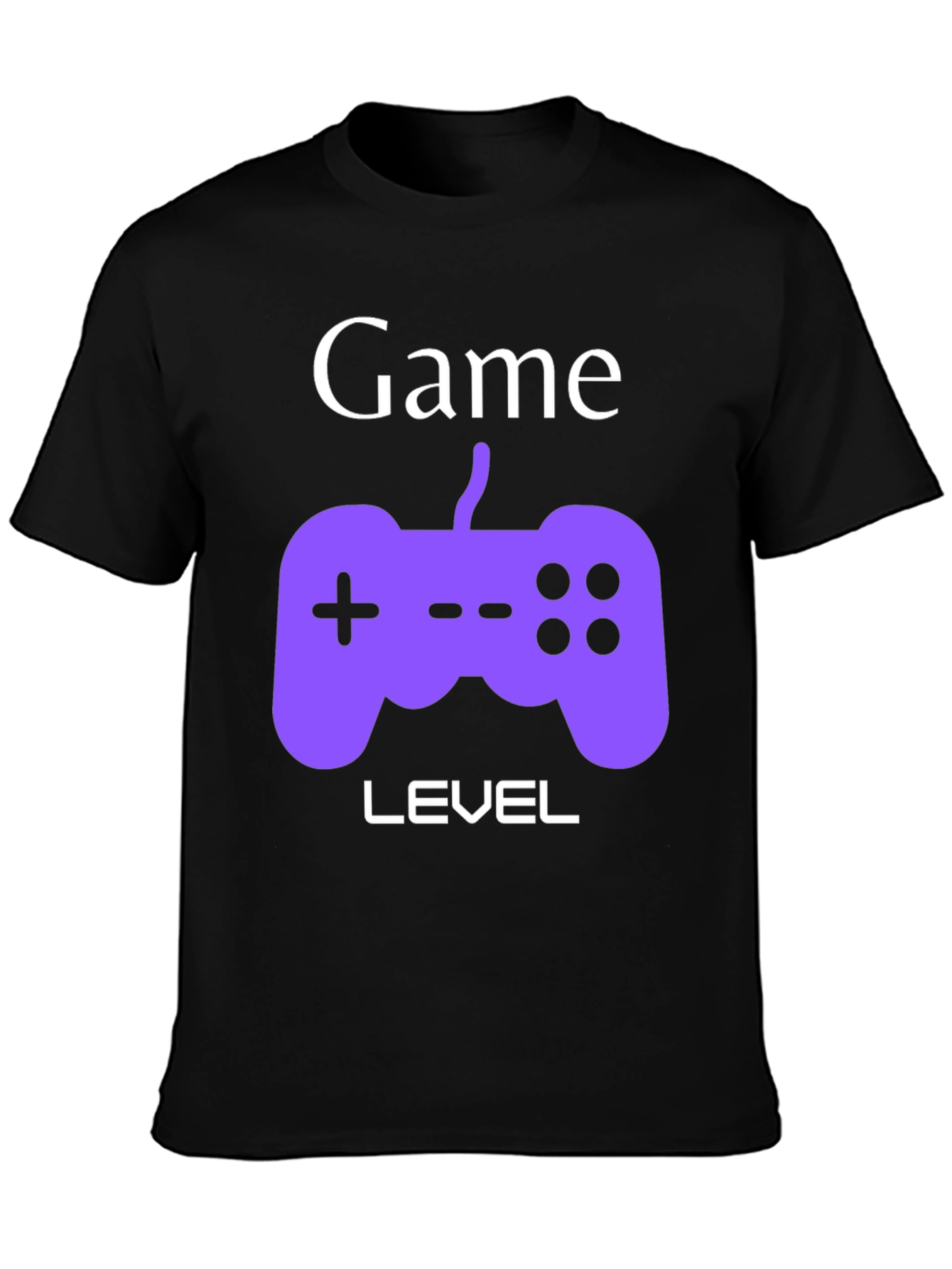 Game Level Black Graphic Tee