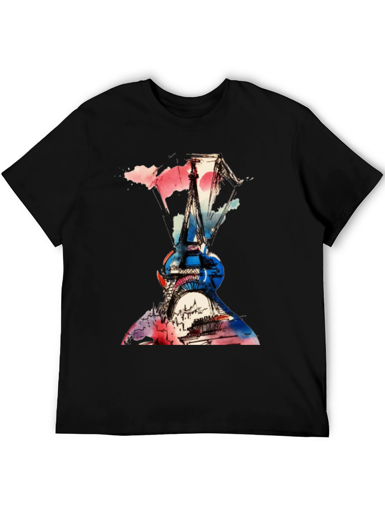 Eiffel Tower Paris Graphic T-Shirt