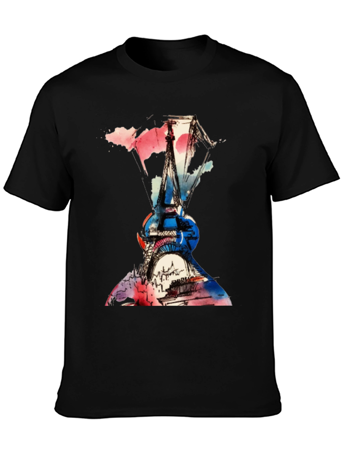 Eiffel Tower Paris Graphic T-Shirt