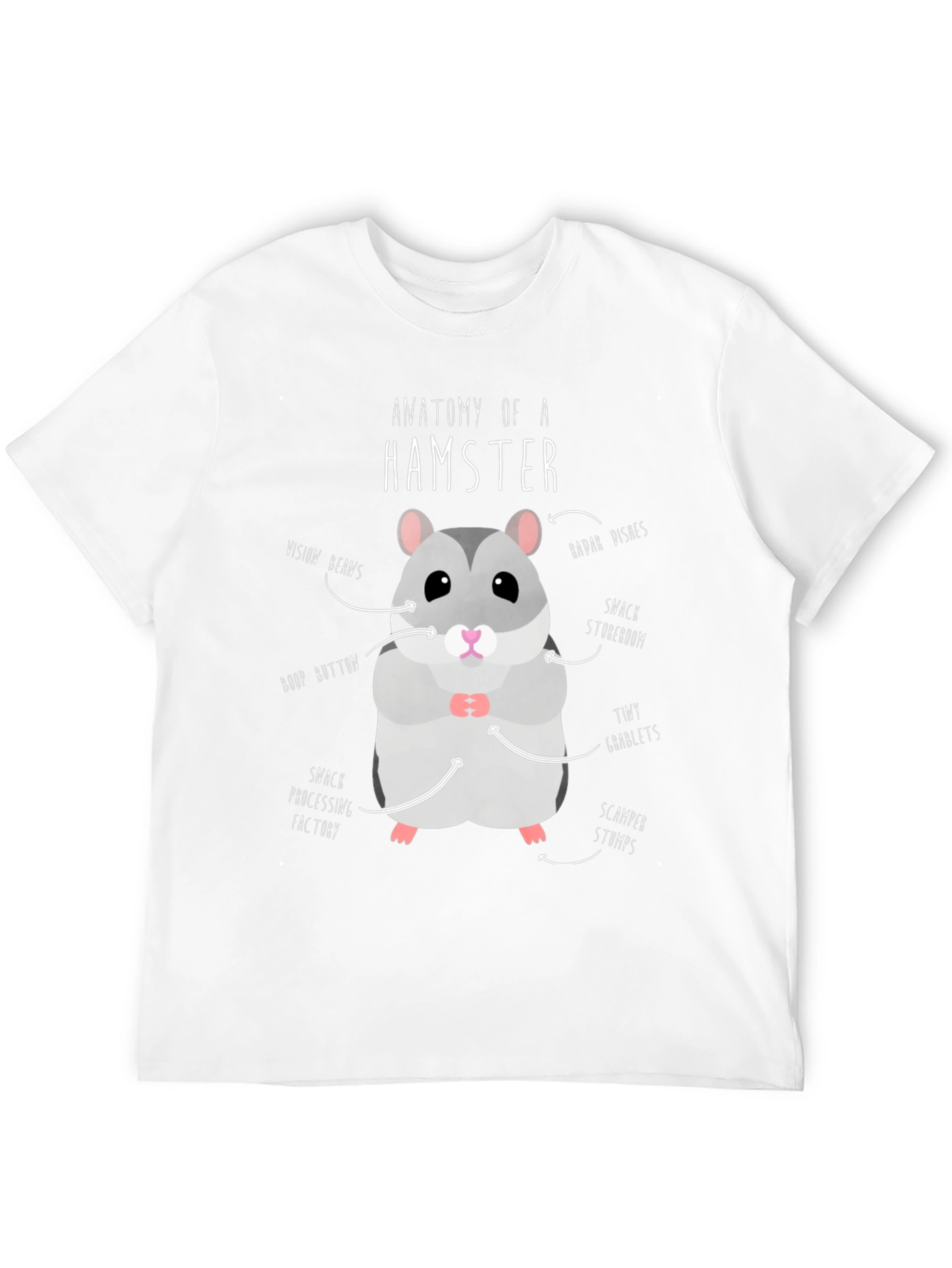 Anatomy of a Hamster Funny T-Shirt