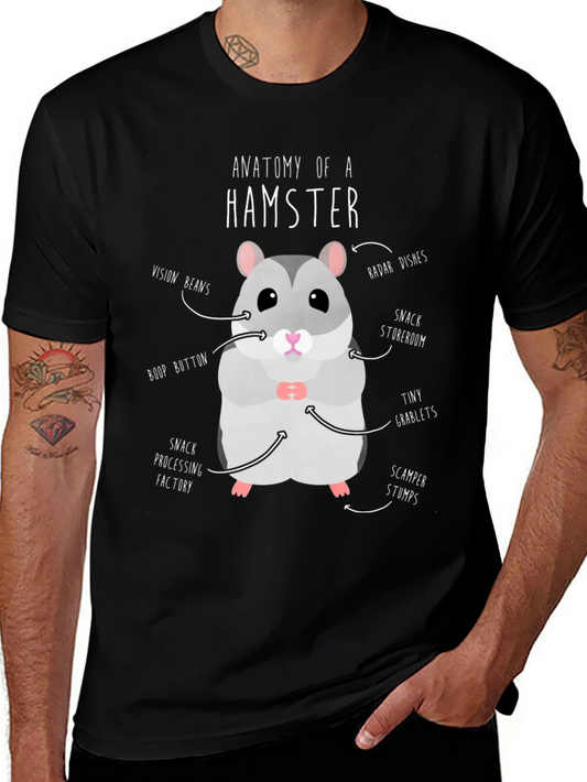 Anatomy of a Hamster Funny T-Shirt