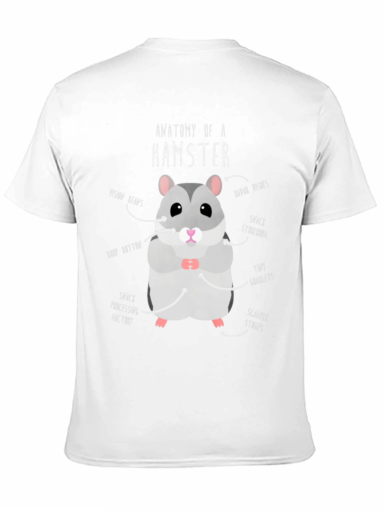Anatomy of a Hamster Funny T-Shirt