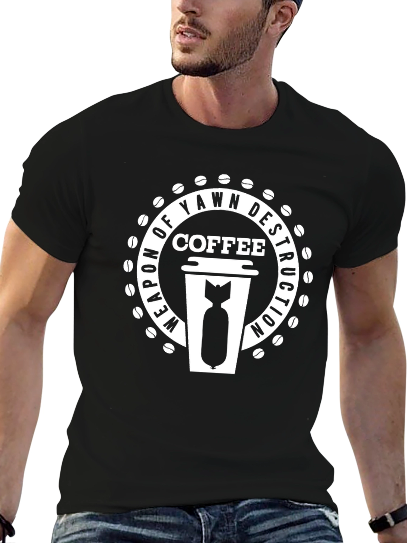 Coffee Weapon of Yawn Destruction T-Shirt