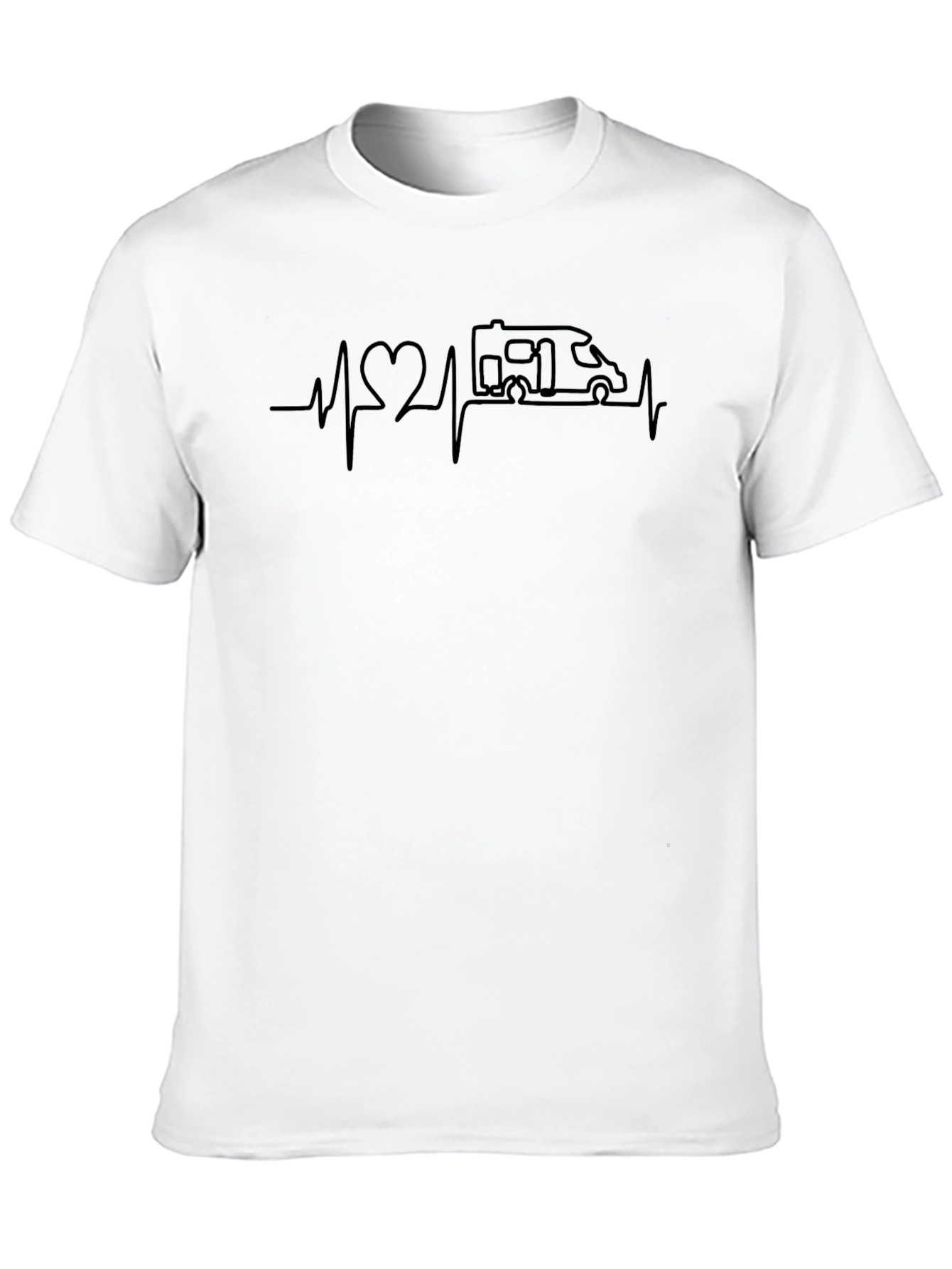 RV Heartbeat T-Shirt - Camping Life Tee