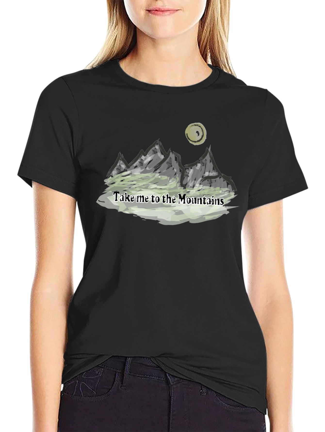 Mountains Graphic T-Shirt - Nature Adventure Tee