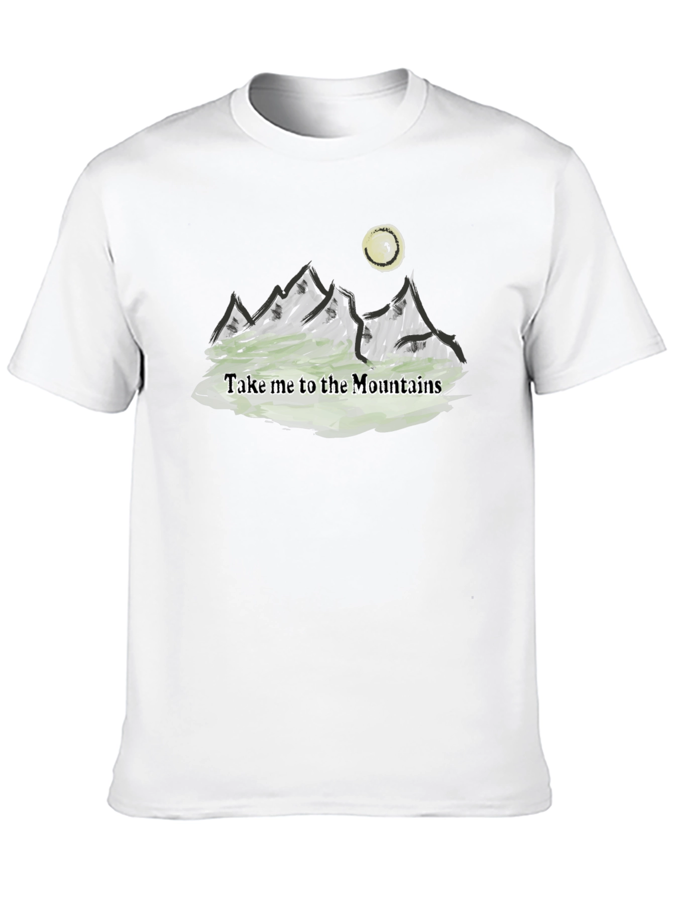 Mountains Graphic T-Shirt - Nature Adventure Tee