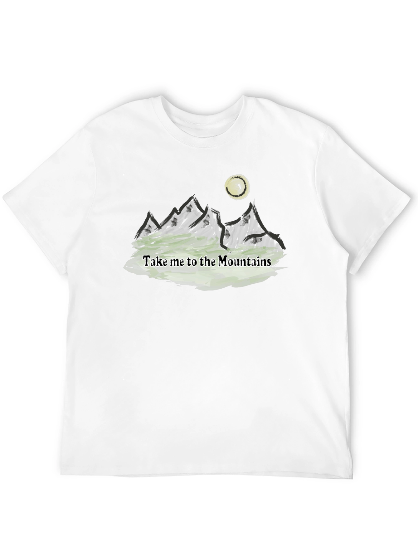Mountains Graphic T-Shirt - Nature Adventure Tee