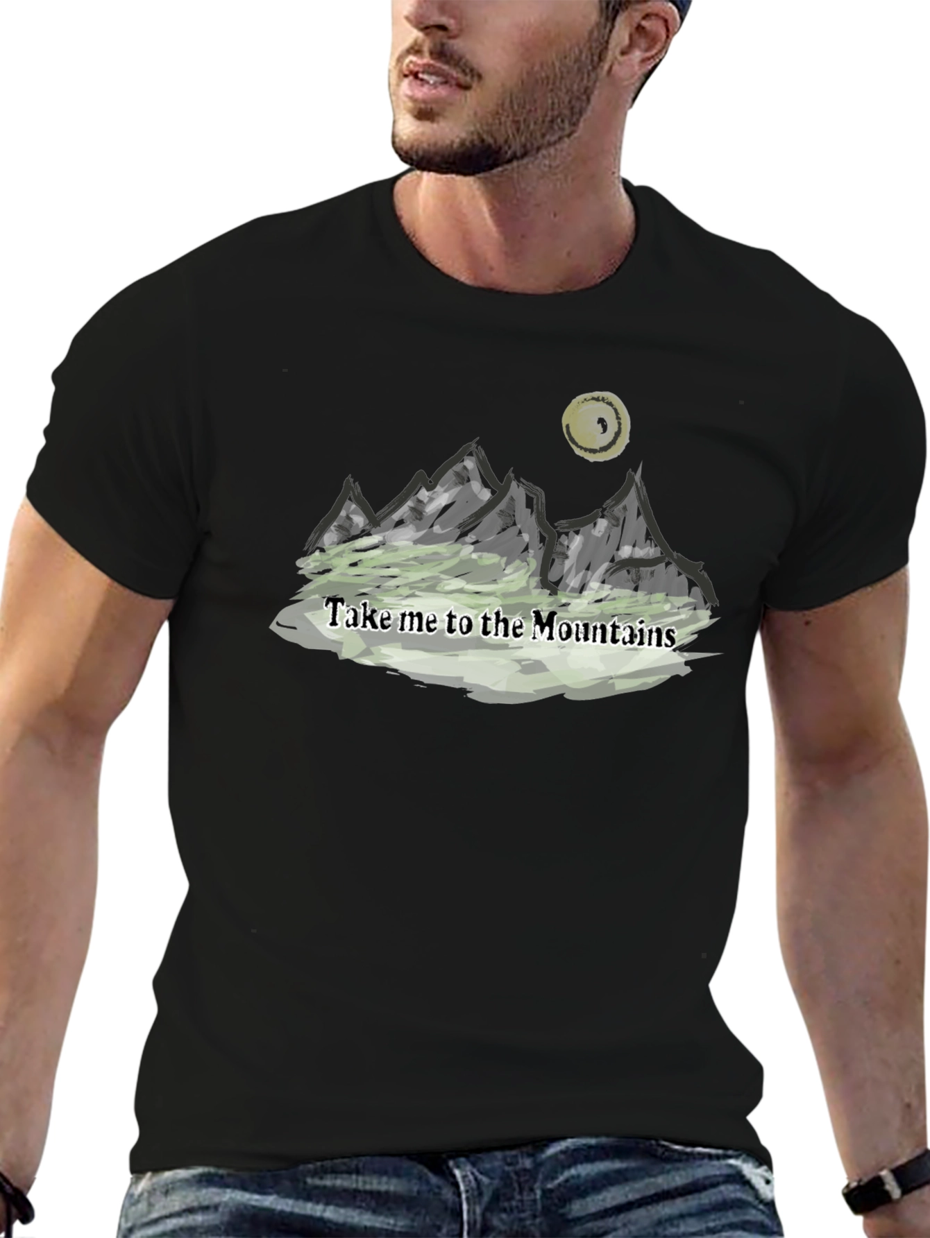 Mountains Graphic T-Shirt - Nature Adventure Tee