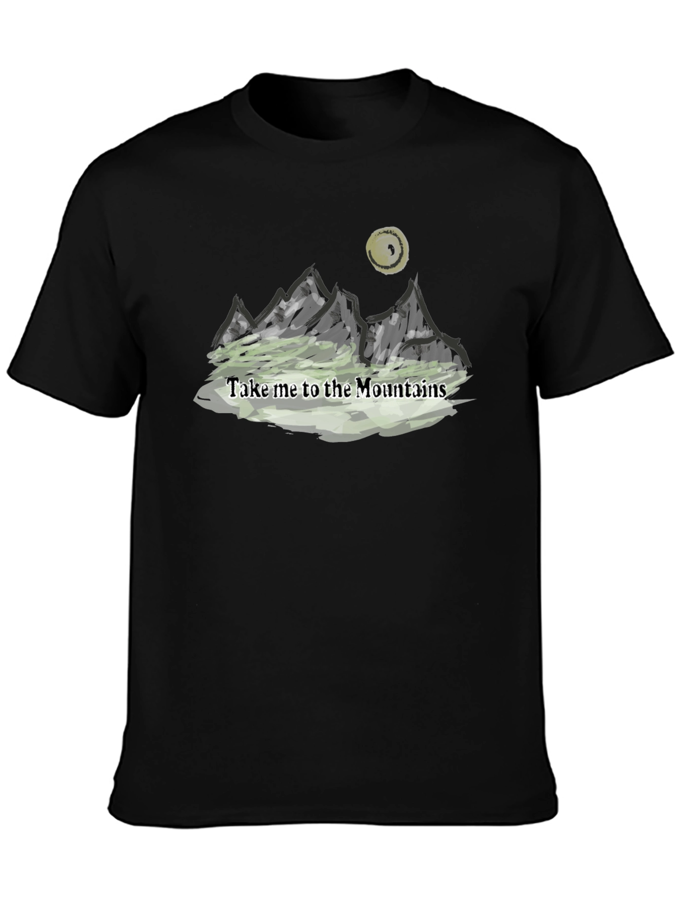 Mountains Graphic T-Shirt - Nature Adventure Tee