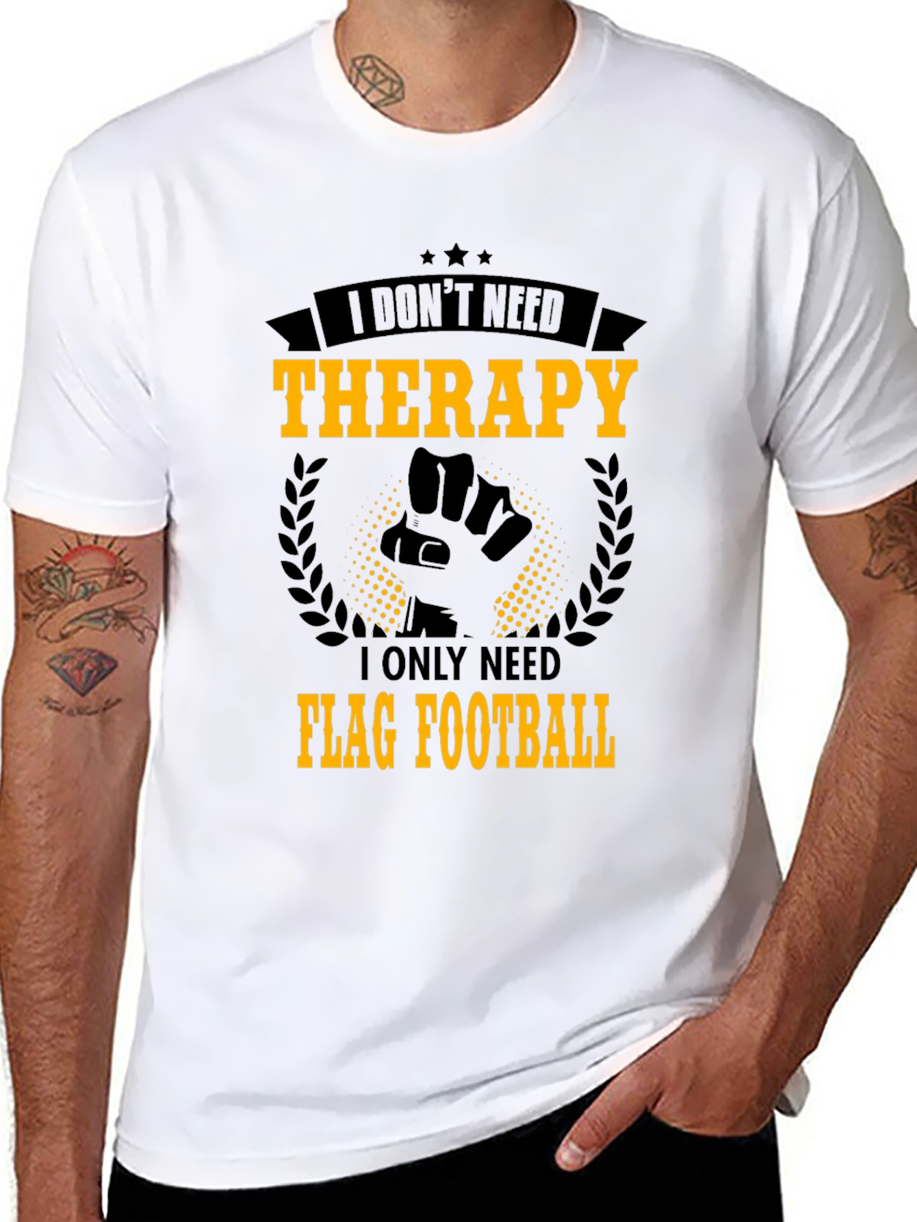 Flag Football Therapy T-Shirt