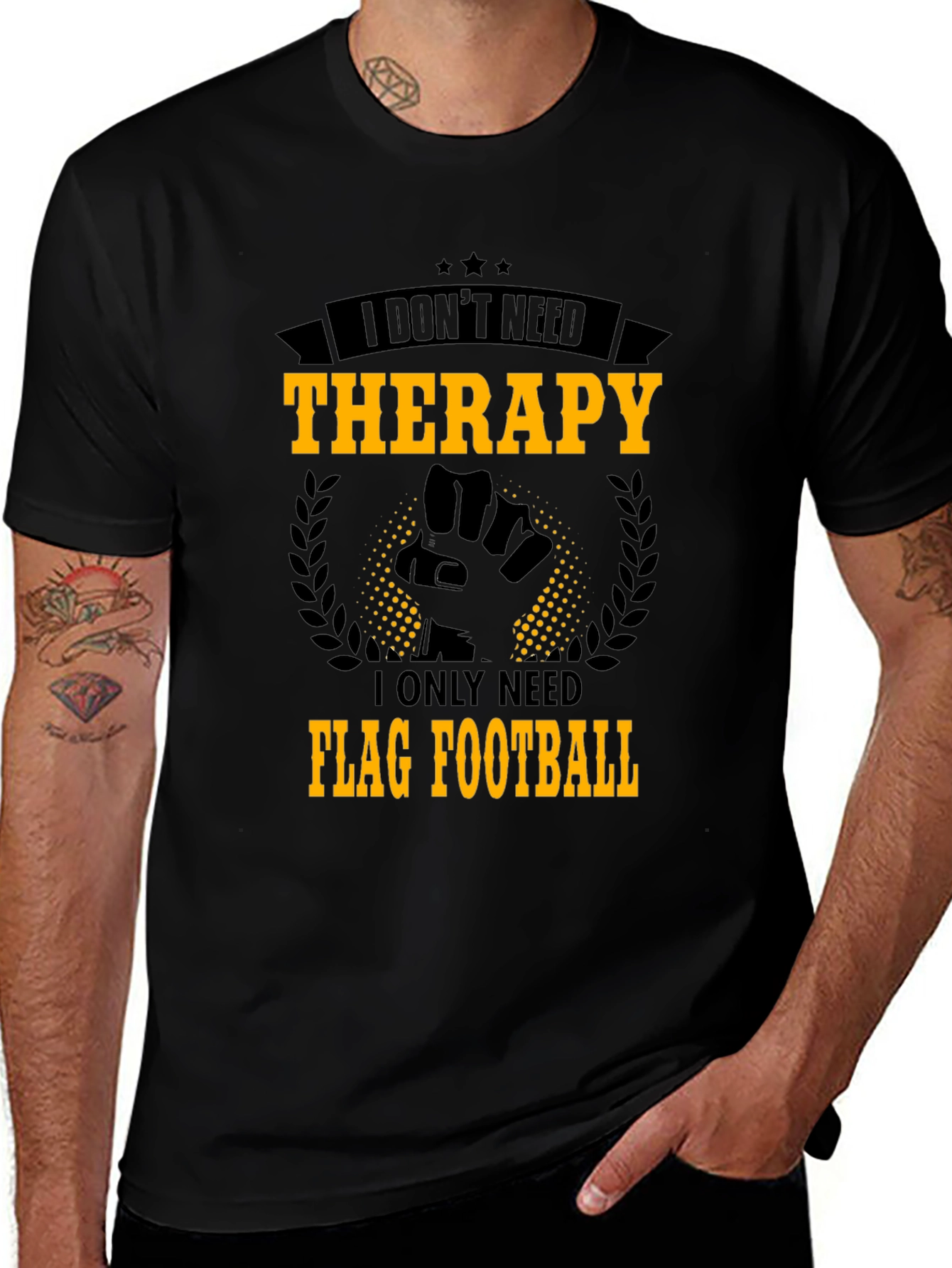 Flag Football Therapy T-Shirt
