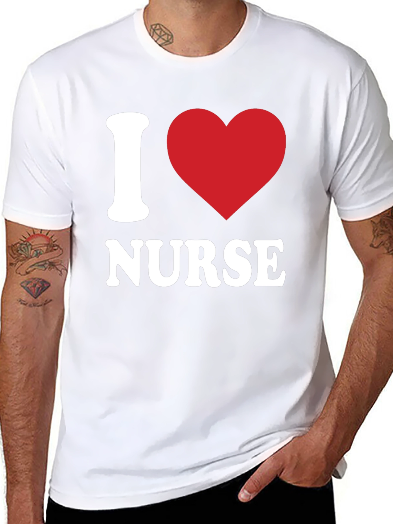 I Love Nurse Graphic T-Shirt