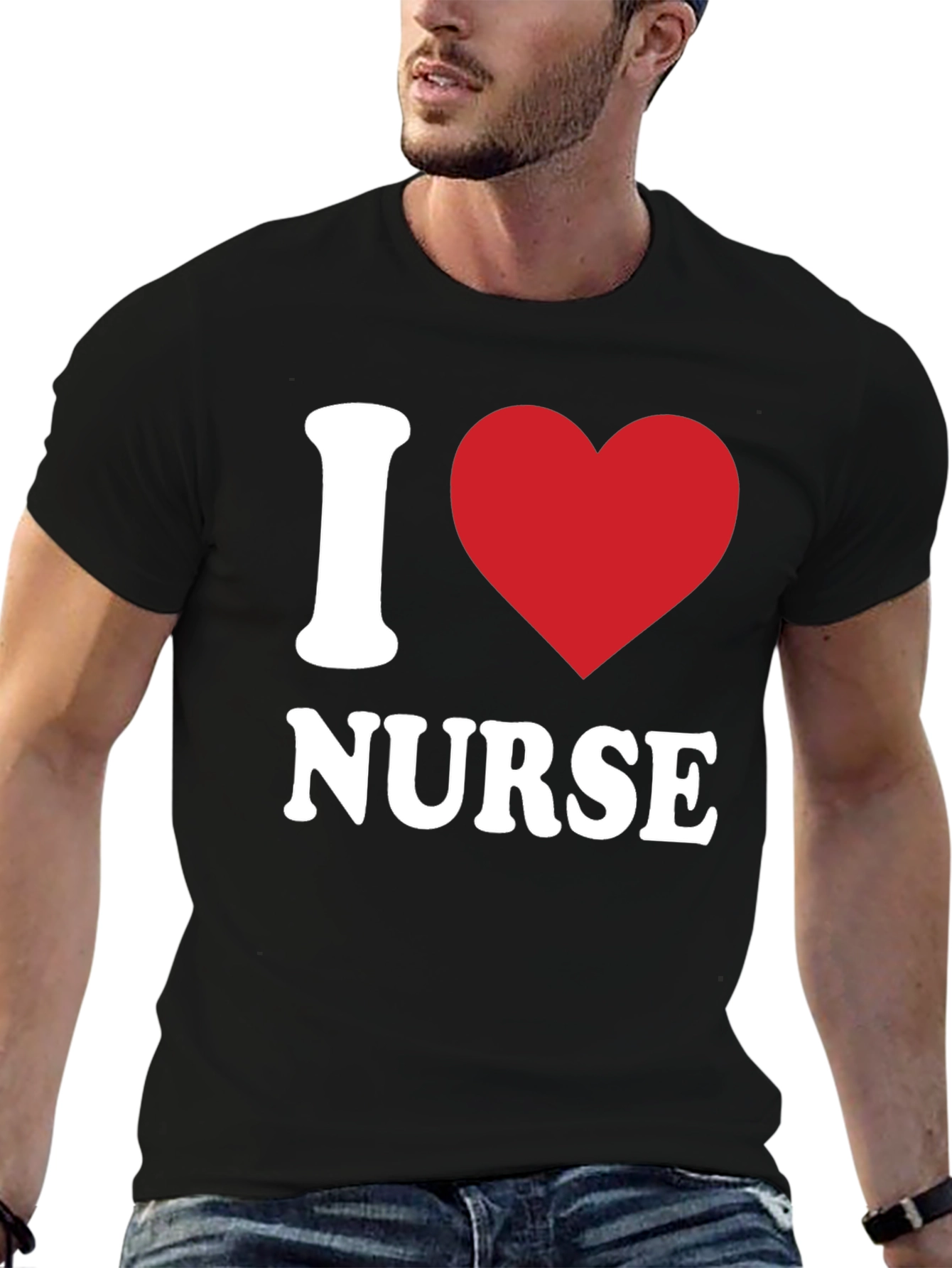 I Love Nurse Graphic T-Shirt