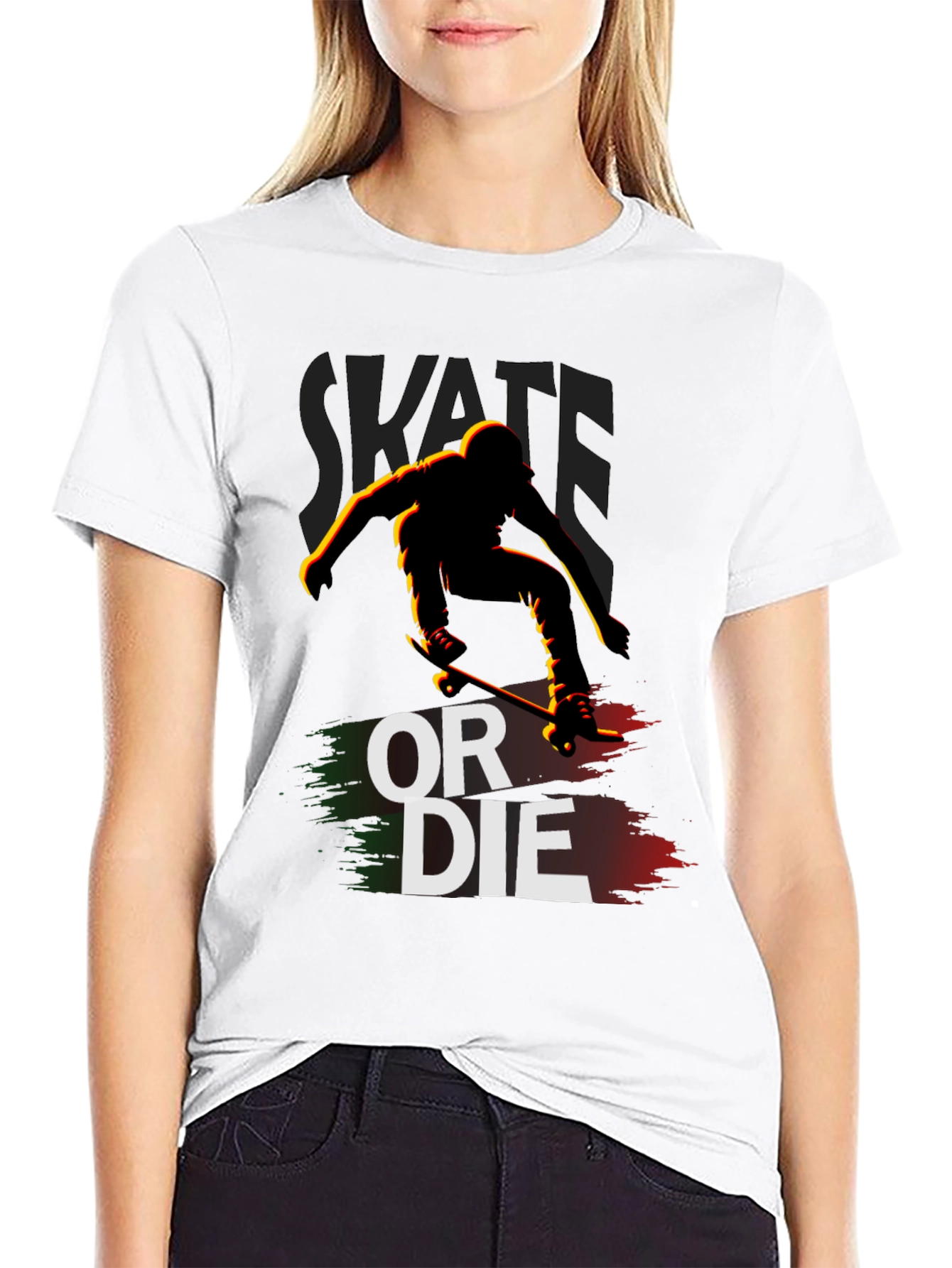 Skate or Die T-Shirt - Skateboarder Graphic Tee