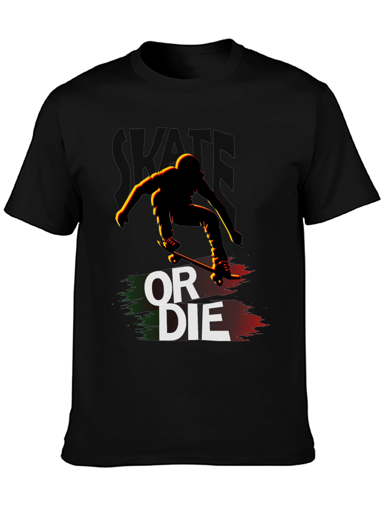 Skate or Die T-Shirt - Skateboarder Graphic Tee