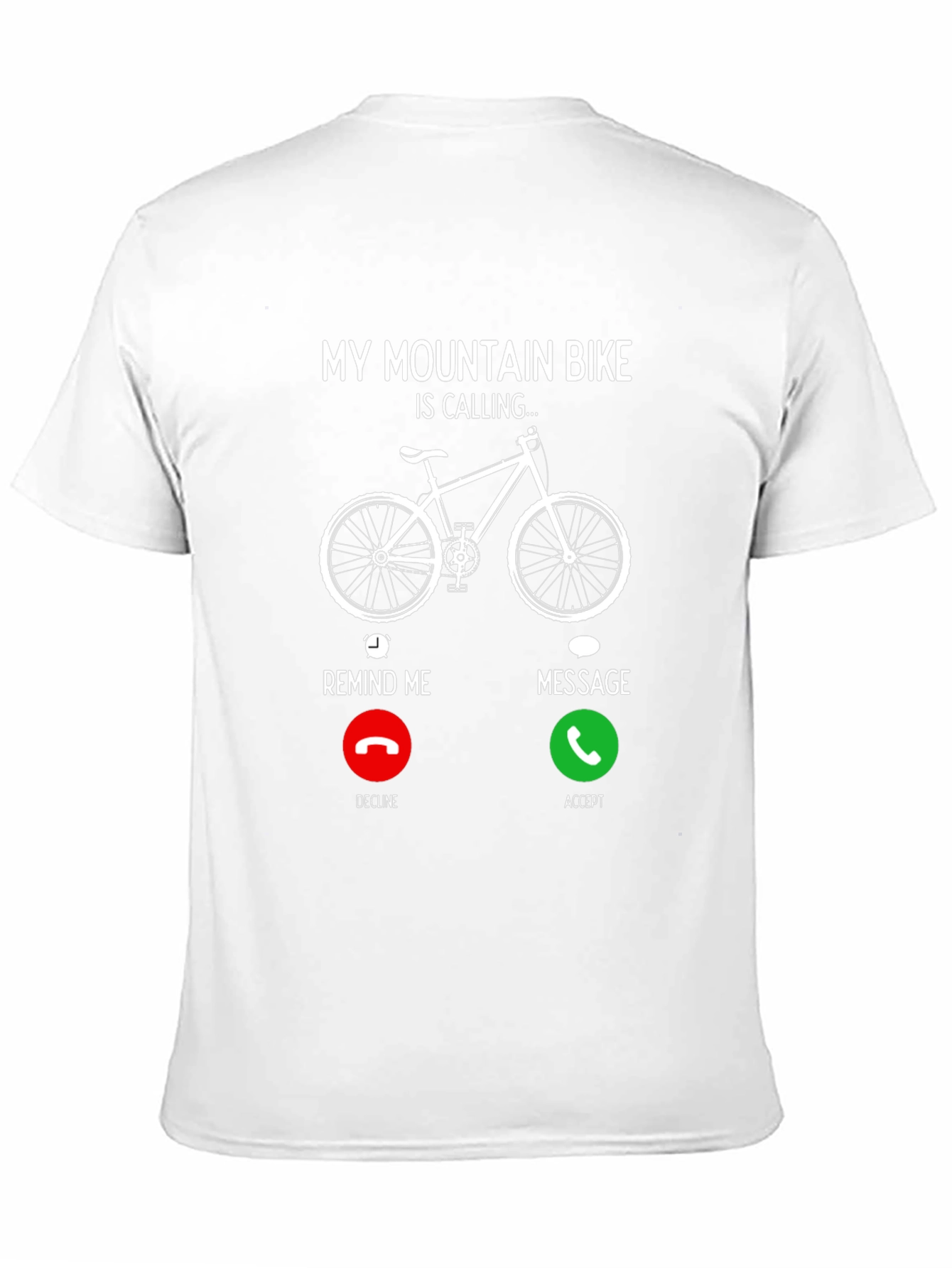 Mountain Bike Calling Graphic T-Shirt