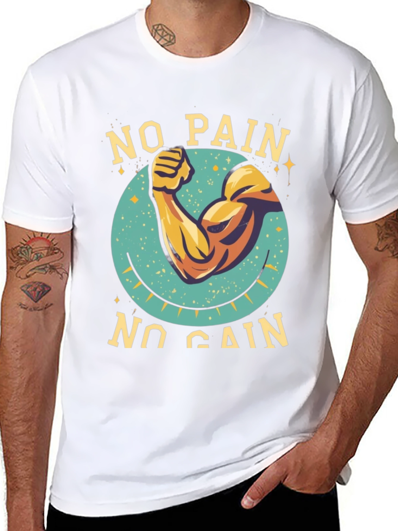 No Pain No Gain Workout T-Shirt