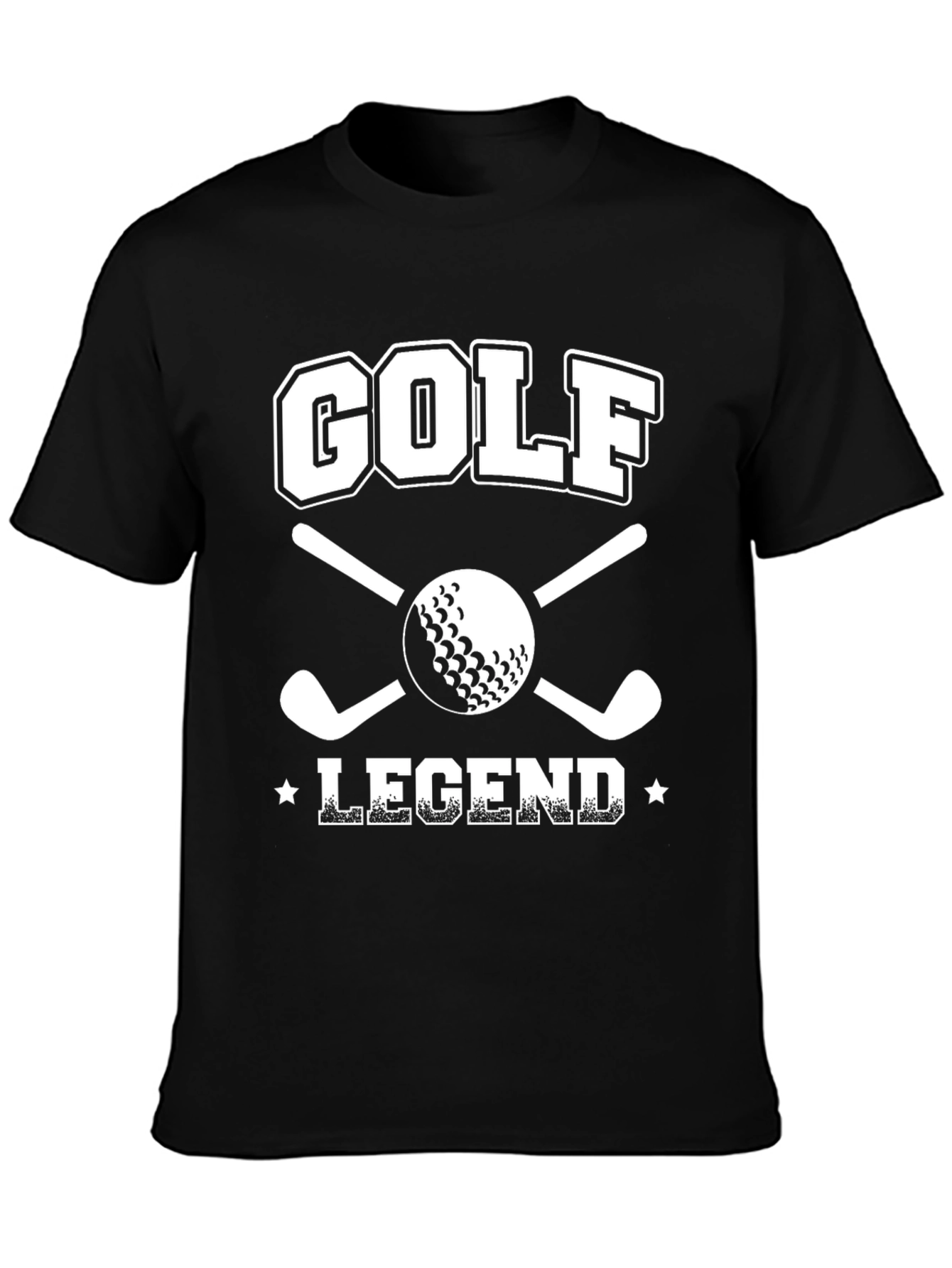 Golf Legend Black T-Shirt