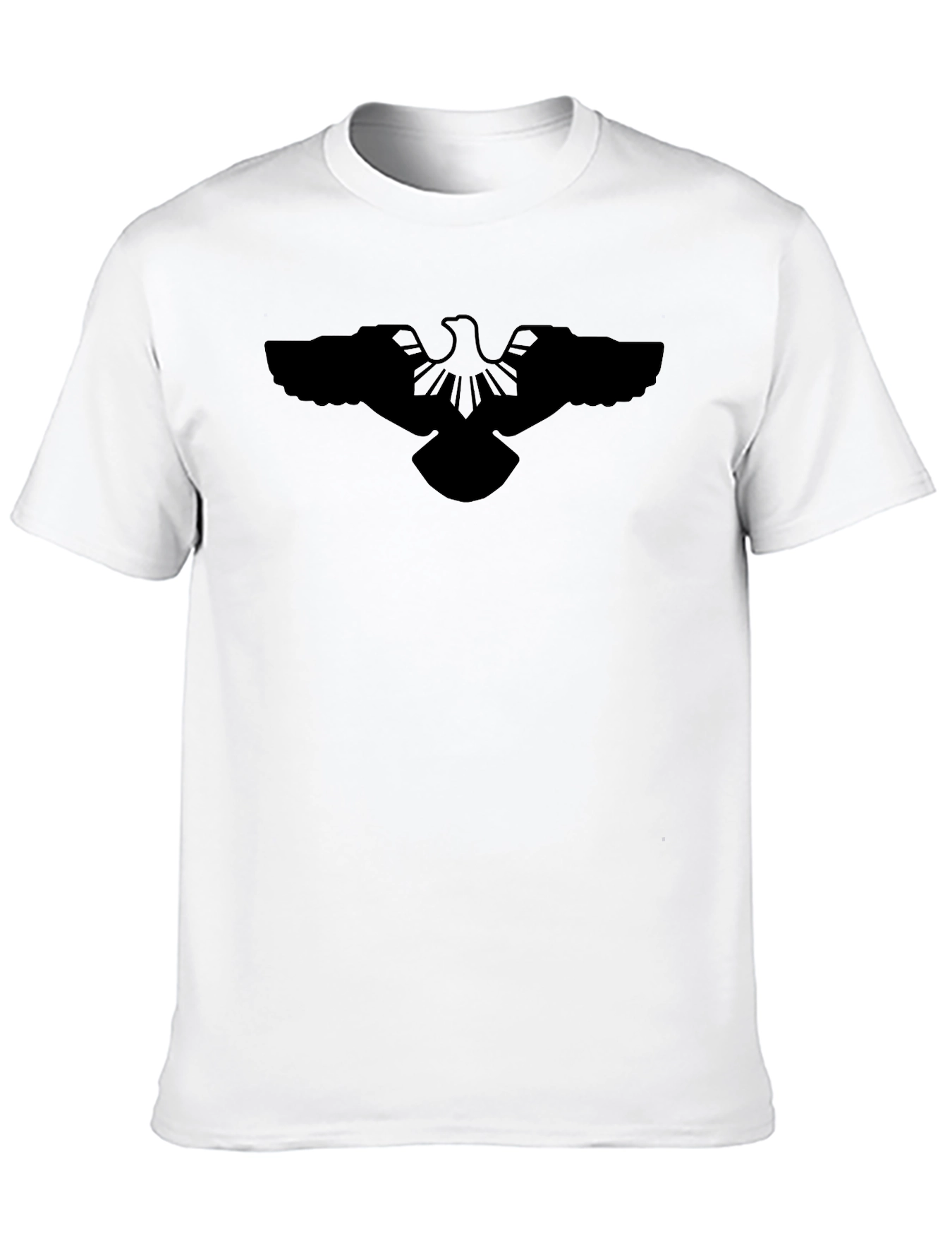 Black T-Shirt with Eagle Design