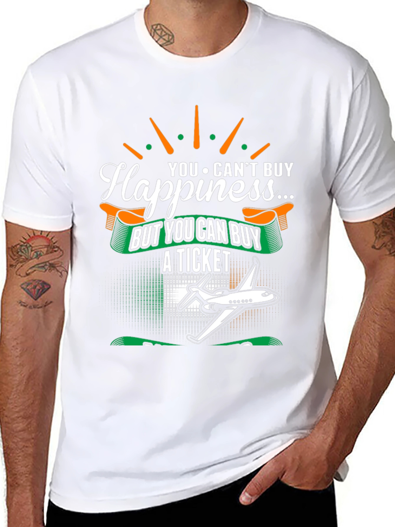 Happiness Ticket T-Shirt - Travel Shirt