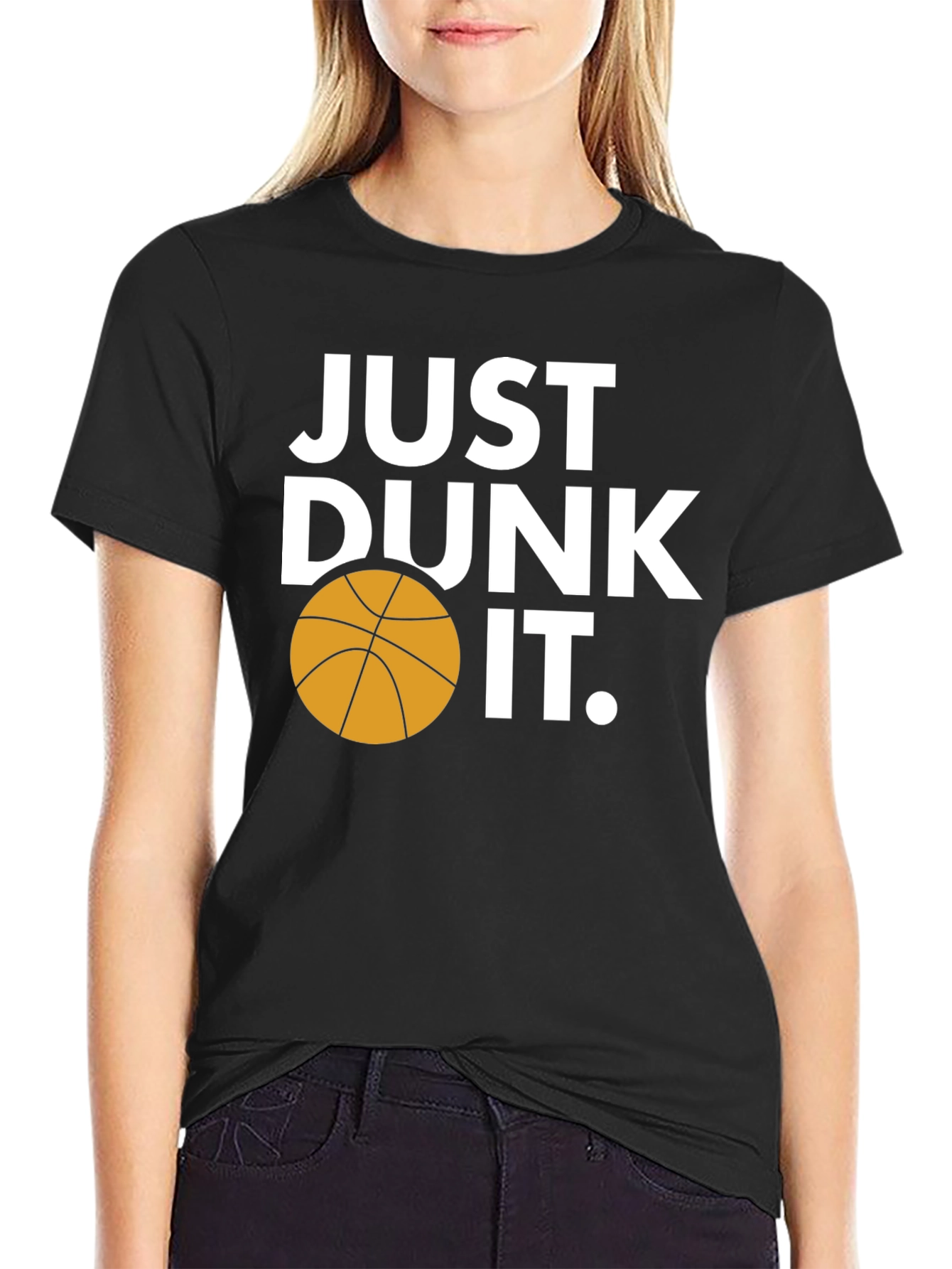 Just Dunk It Basketball Graphic Tee