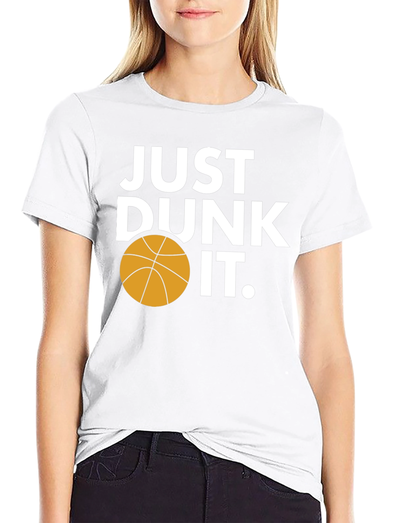 Just Dunk It Basketball Graphic Tee