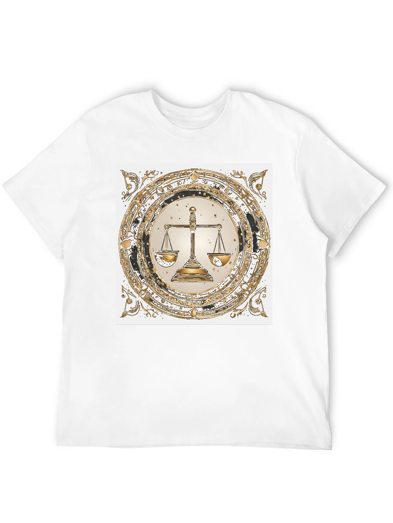 Libra Zodiac Graphic Tee - Balance & Style