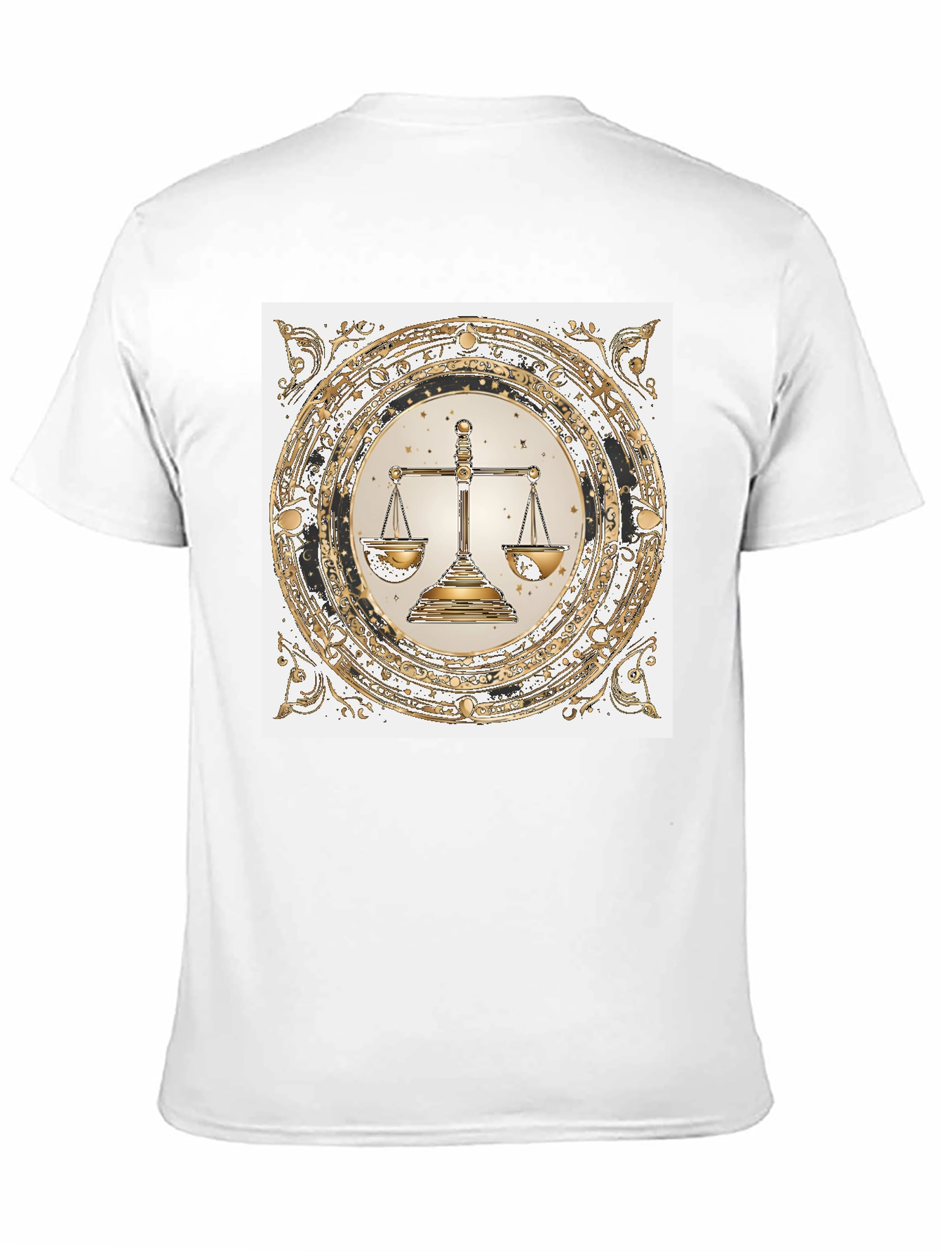 Libra Zodiac Graphic Tee - Balance & Style