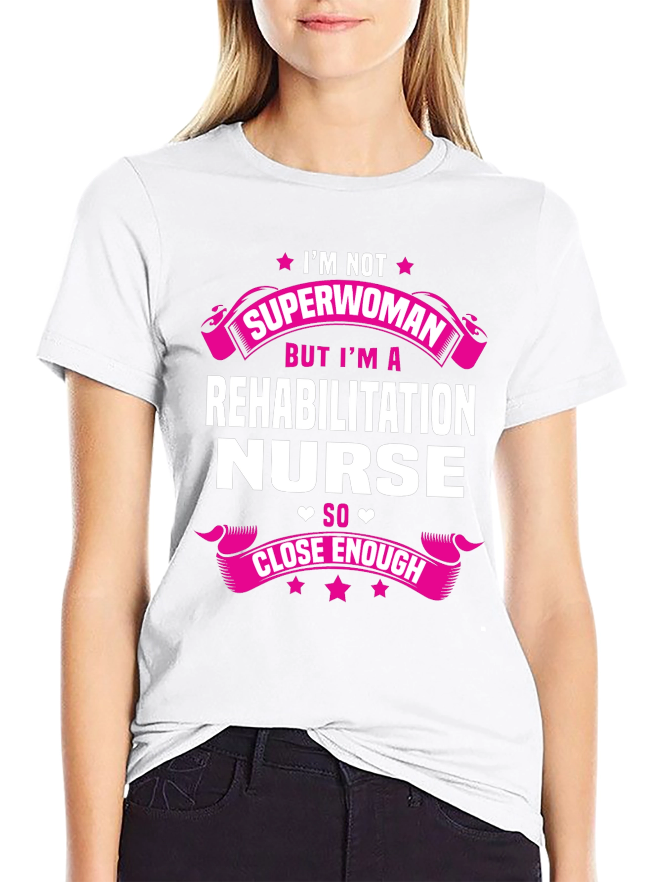 Rehabilitation Nurse Superwoman T-Shirt