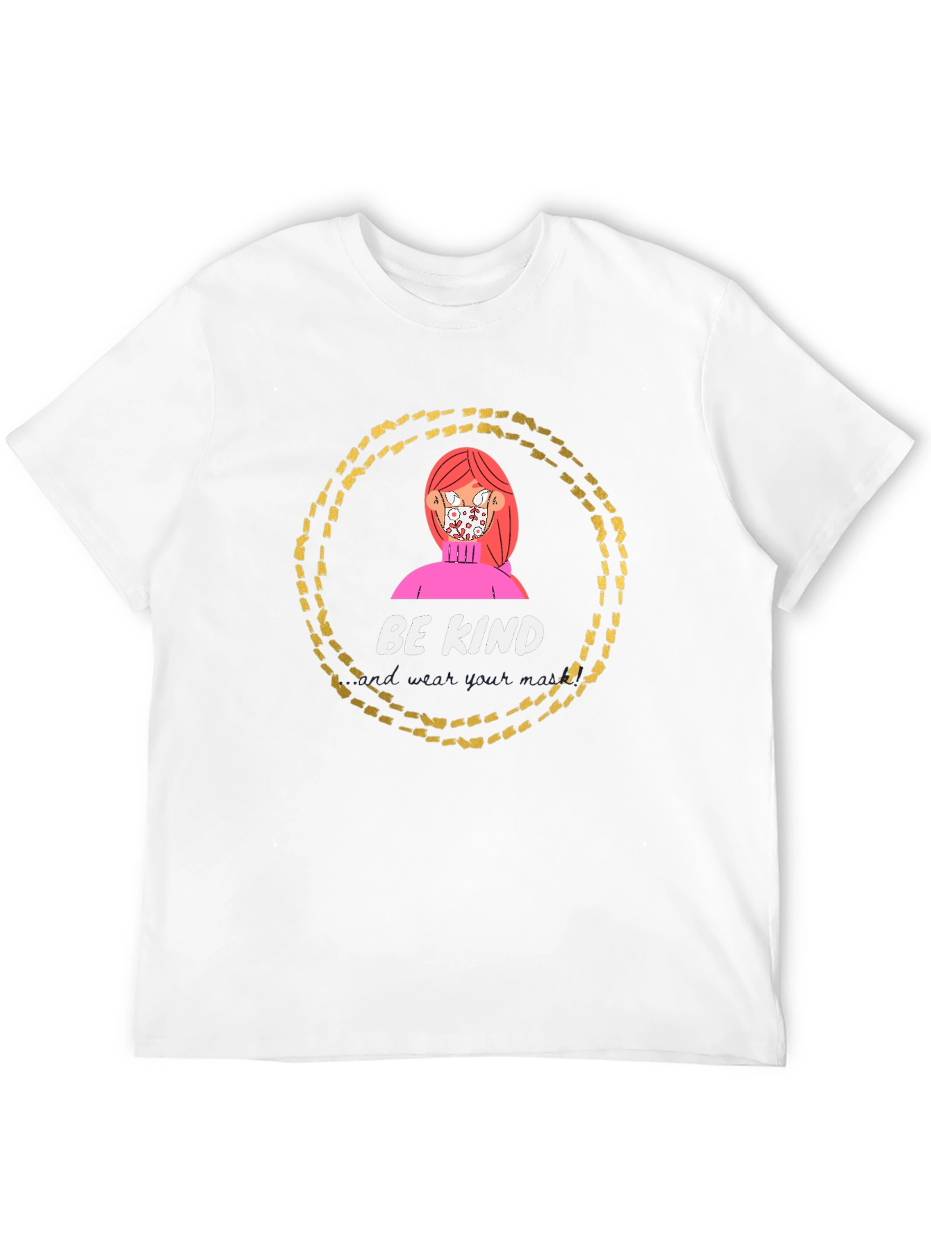 Be Kind Graphic Tee - Black Cotton Casual Wear